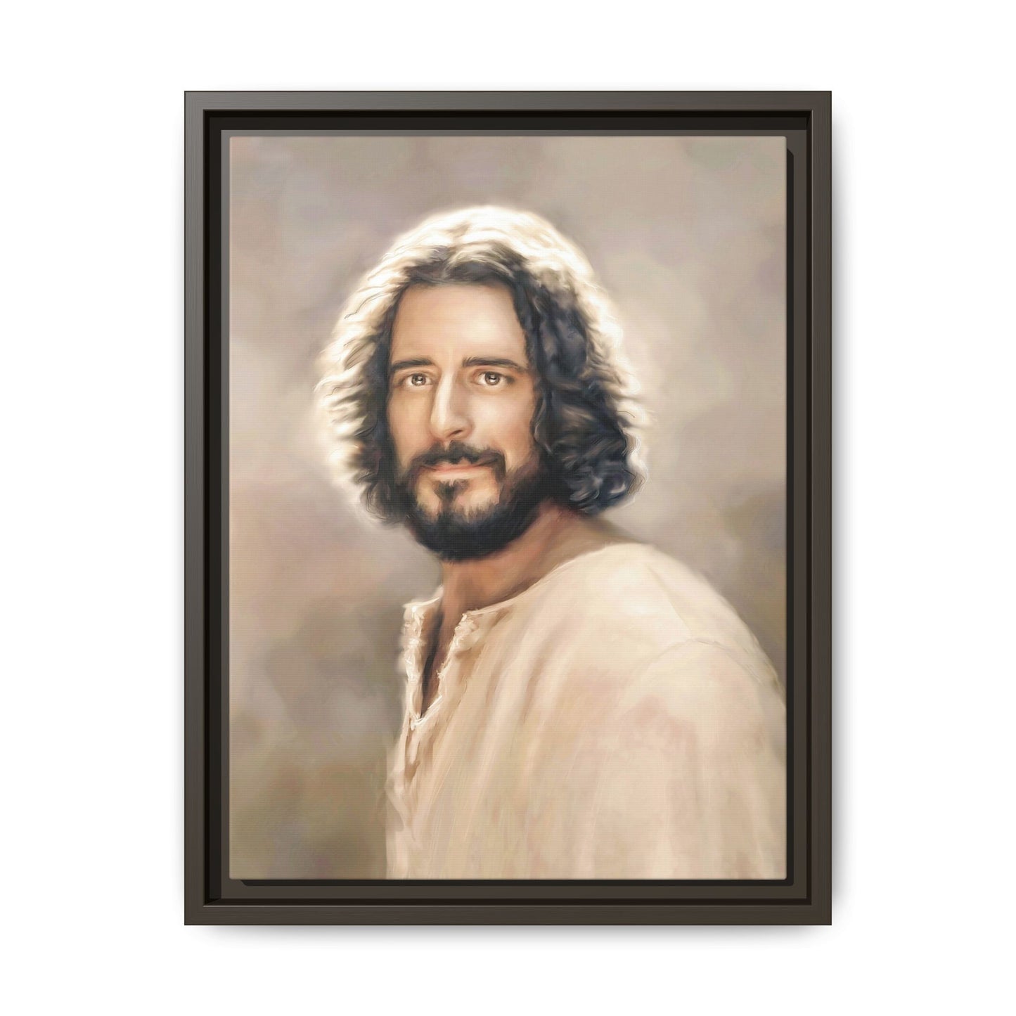 You Belong Framed Canvas Print Wall Art Jesus Christ, Framed, Religious Spiritual Home Decor Print, Christian Gift Idea, Matte Handmade