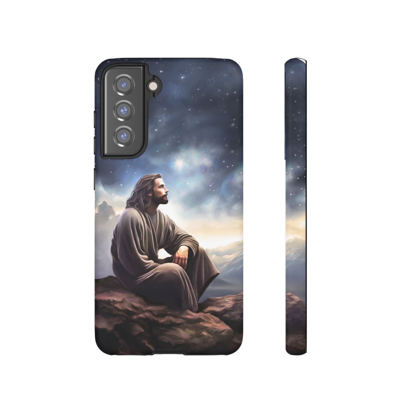 Jesus With The Stars Tough Phone Cases for Missionaries, Fun Special Gift for Bishops, Missionaries, Fun Gift for your missionary