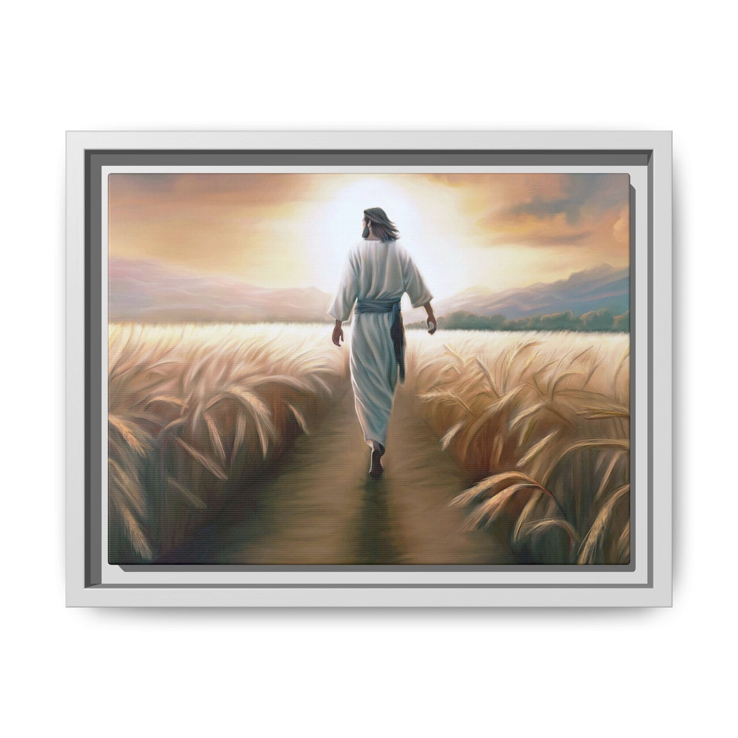 Called To Serve Canvas Print Framed Wall Art of Jesus Christ, Gift for Missionaries, Jesus in the Field beautiful