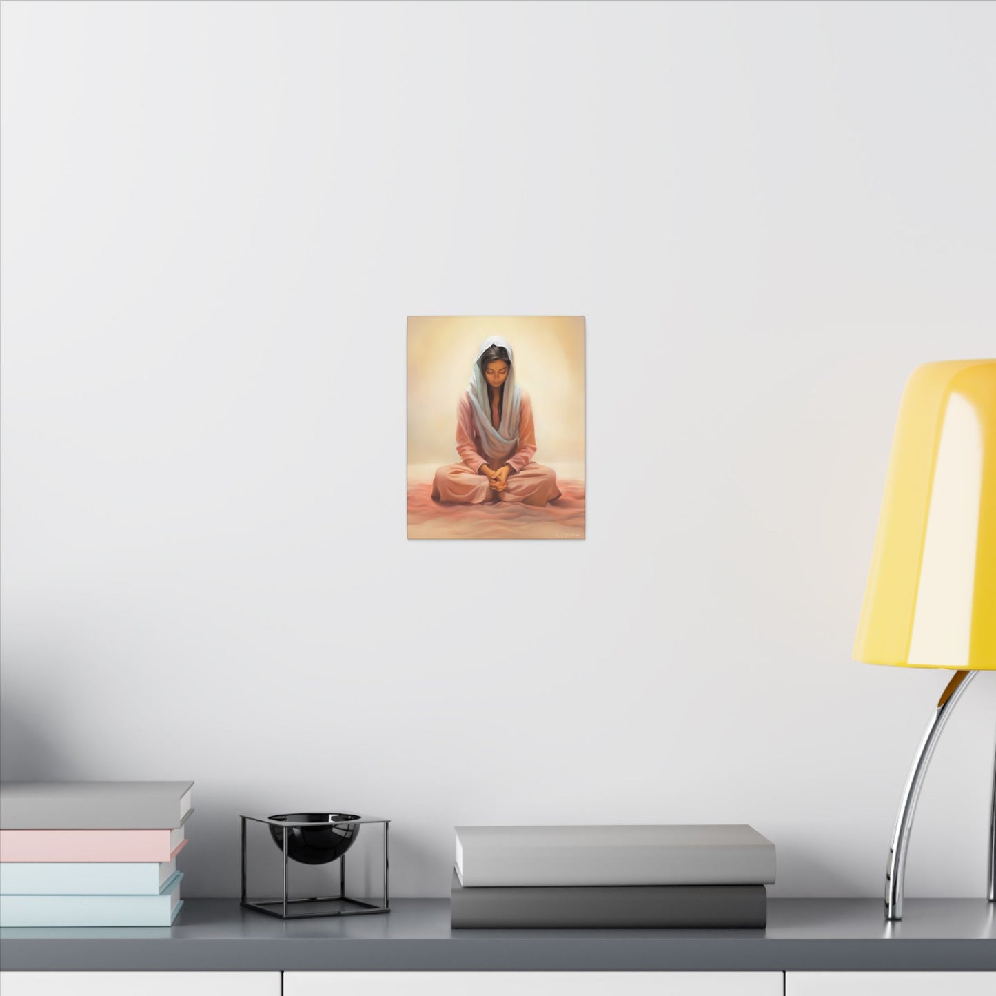 Stillness Fine Art Canvas Print, Spiritual Art, Gift for Her, Christian Artwork, Home Gift, Religious Artwork, Female Discipleship