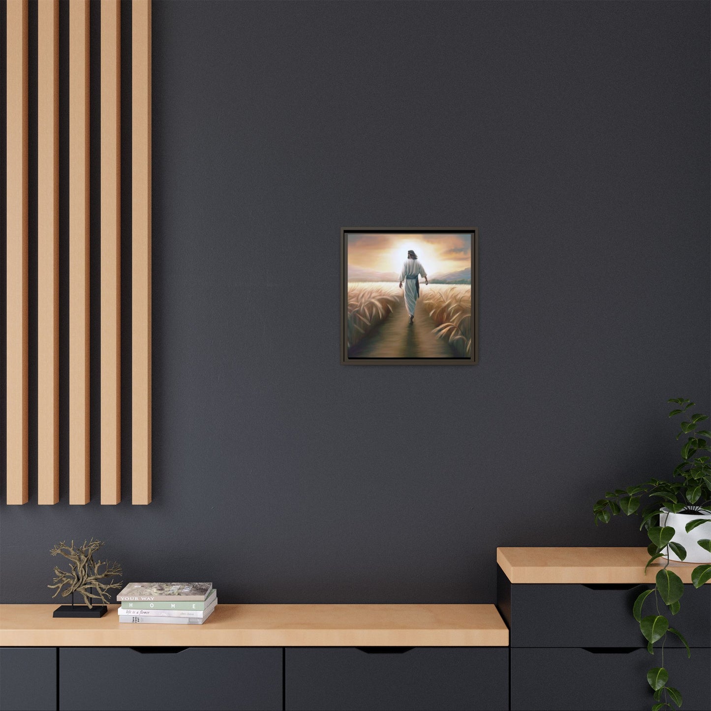 Called To Serve Canvas Print Framed Wall Art of Jesus Christ, Gift for Missionaries, Jesus in the Field beautiful