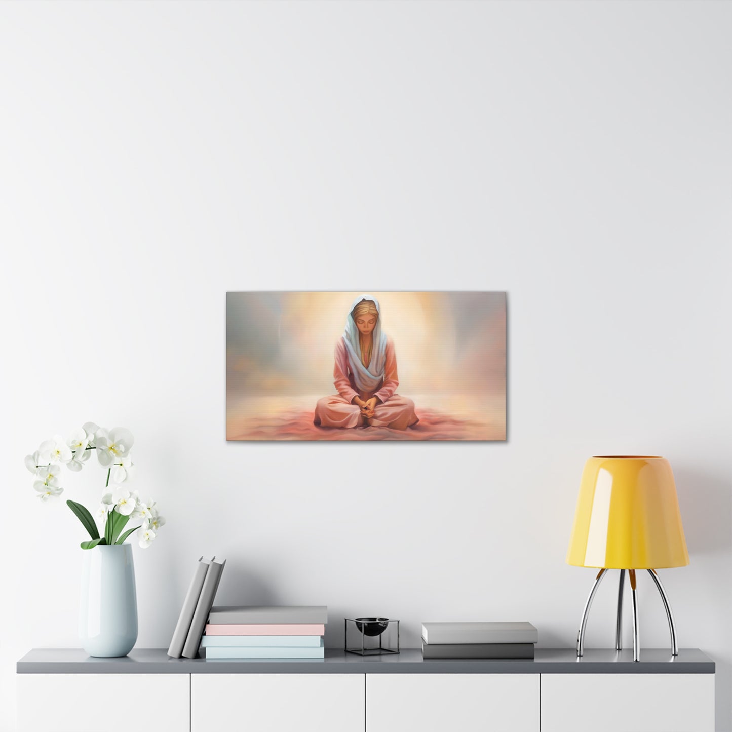 Stillness Fine Art Canvas Print, Female Discipleship, Gift for Her, Religious Gift for Her, Young Women Gift, Relief Society Gift, LDS artwork