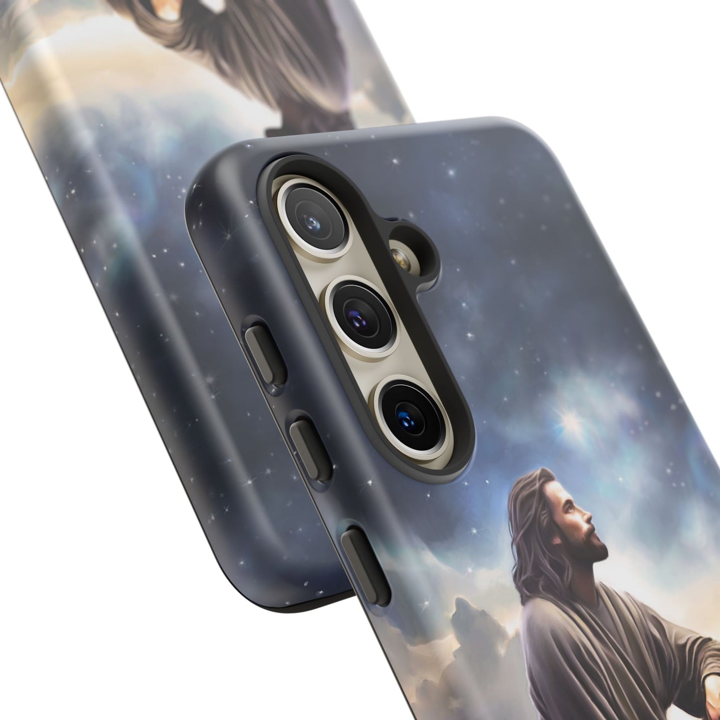 Jesus With The Stars Tough Phone Cases for Missionaries, Fun Special Gift for Bishops, Missionaries, Fun Gift for your missionary