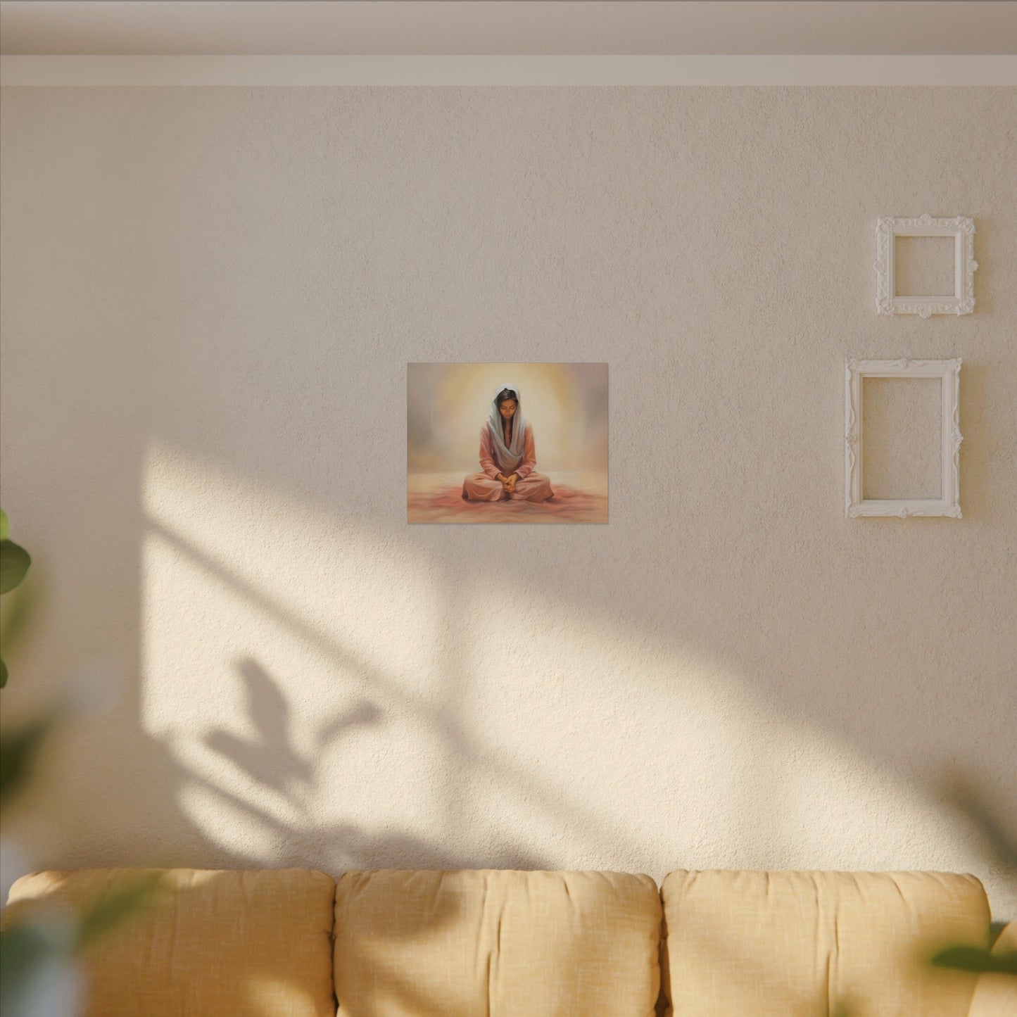 Stillness Fine Art Canvas Print, Spiritual Art, Gift for Her, Christian Artwork, Home Gift, Religious Artwork, Female Discipleship