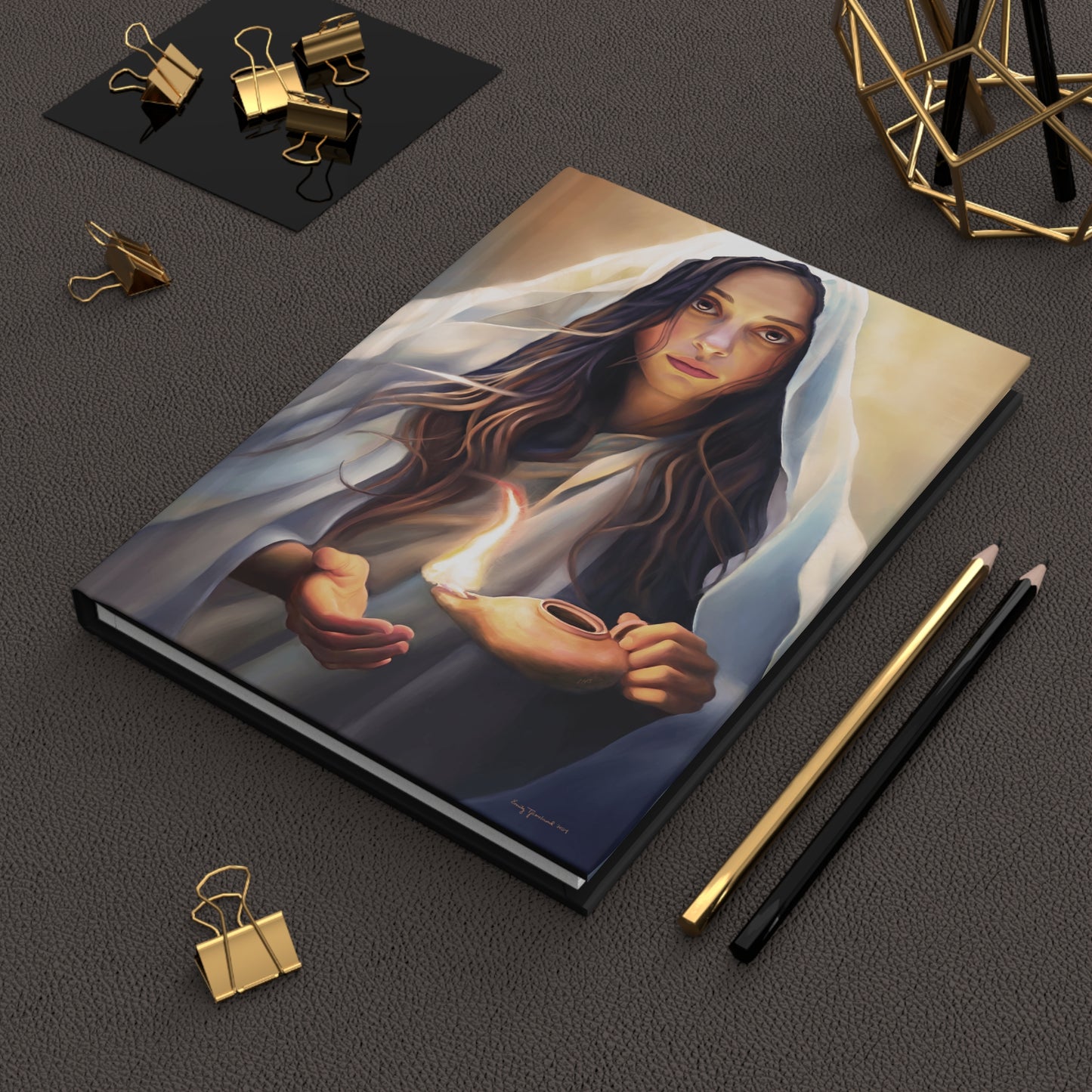 Mary Magdalene Hardcover Journal and Notebook, Missionary Stationary, Christian Journal, Gift for Young Women, Young Woman Gift, Faith Gift