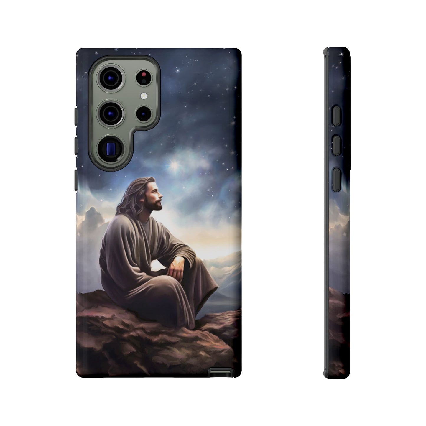 Jesus With The Stars Tough Phone Cases for Missionaries, Fun Special Gift for Bishops, Missionaries, Fun Gift for your missionary