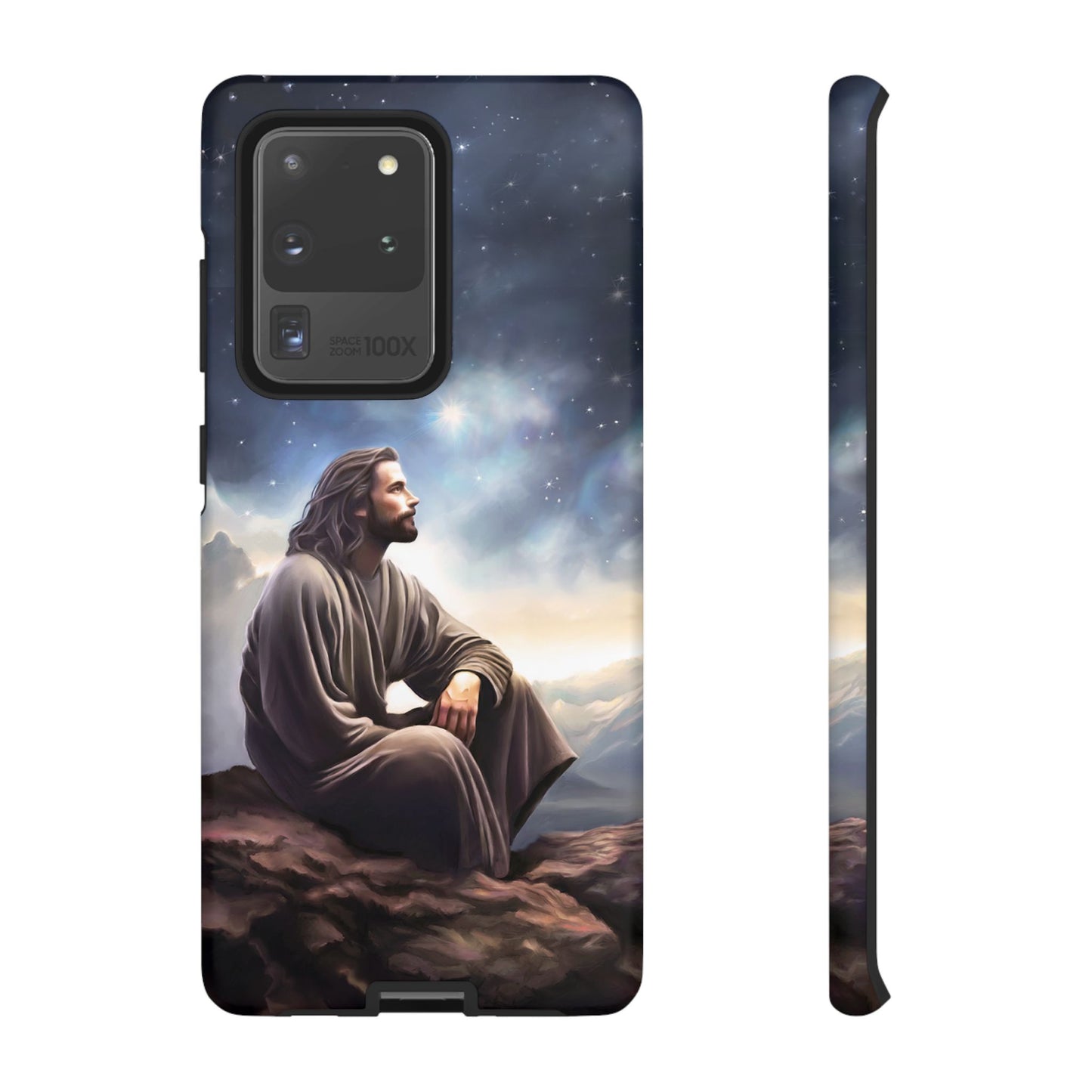 Jesus With The Stars Tough Phone Cases for Missionaries, Fun Special Gift for Bishops, Missionaries, Fun Gift for your missionary