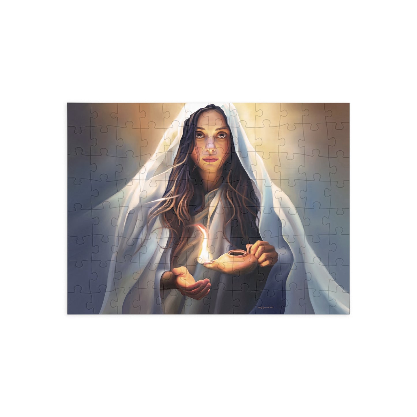 Mary Magdalene Puzzle (96, 252, 500, 1000-Piece), Mary Magdalene Gift, game for Young Women, 10 Virgins, Fun Missionary Gifts for Christian Women and Families, Jigsaw Puzzle