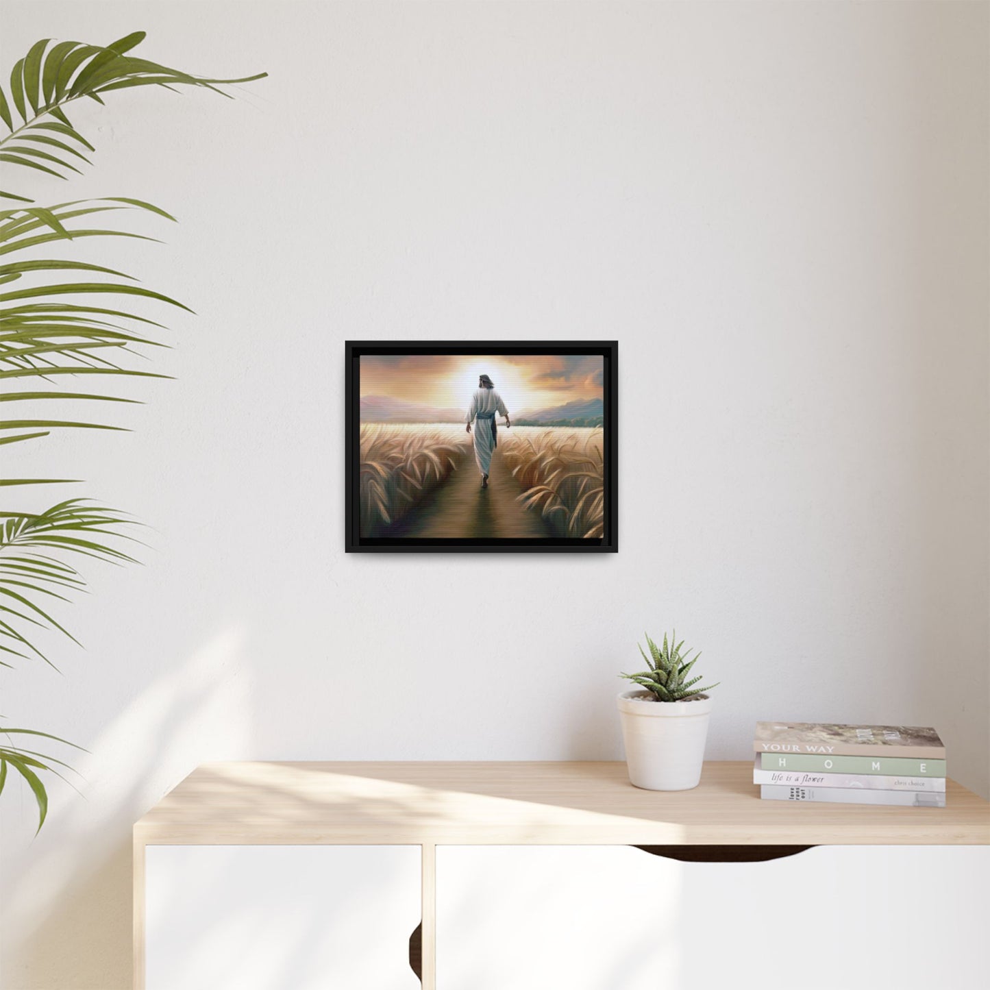 Called To Serve Canvas Print Framed Wall Art of Jesus Christ, Gift for Missionaries, Jesus in the Field beautiful