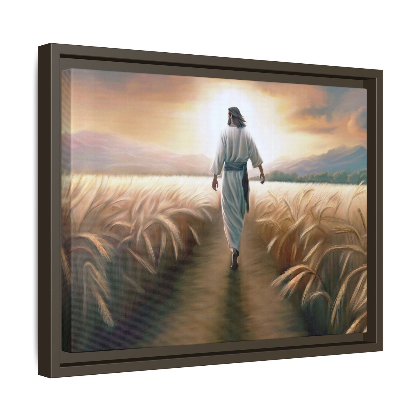 Called To Serve Canvas Print Framed Wall Art of Jesus Christ, Gift for Missionaries, Jesus in the Field beautiful