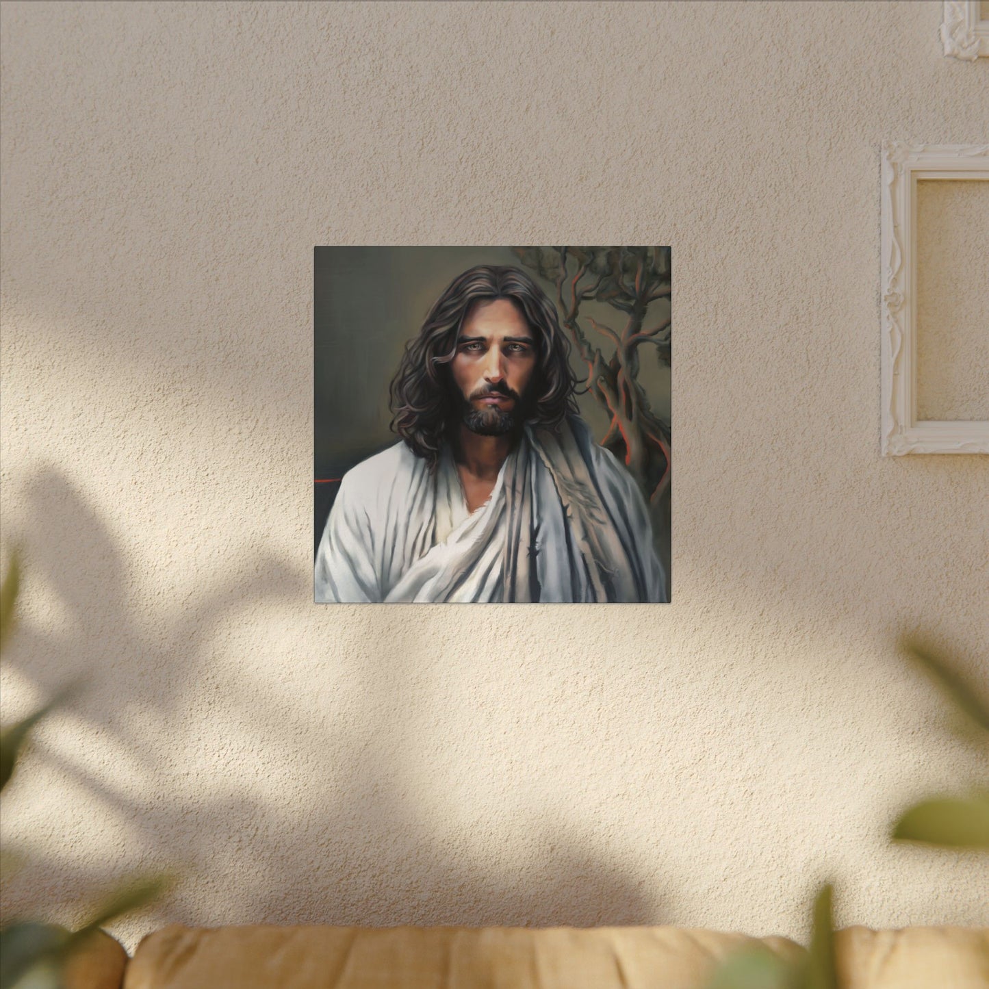 The End of Suffering Portrait of Christ, Fine Art Canvas Print, Christian Art, Beautiful Jesus Artwork, Jesus Christ Gift