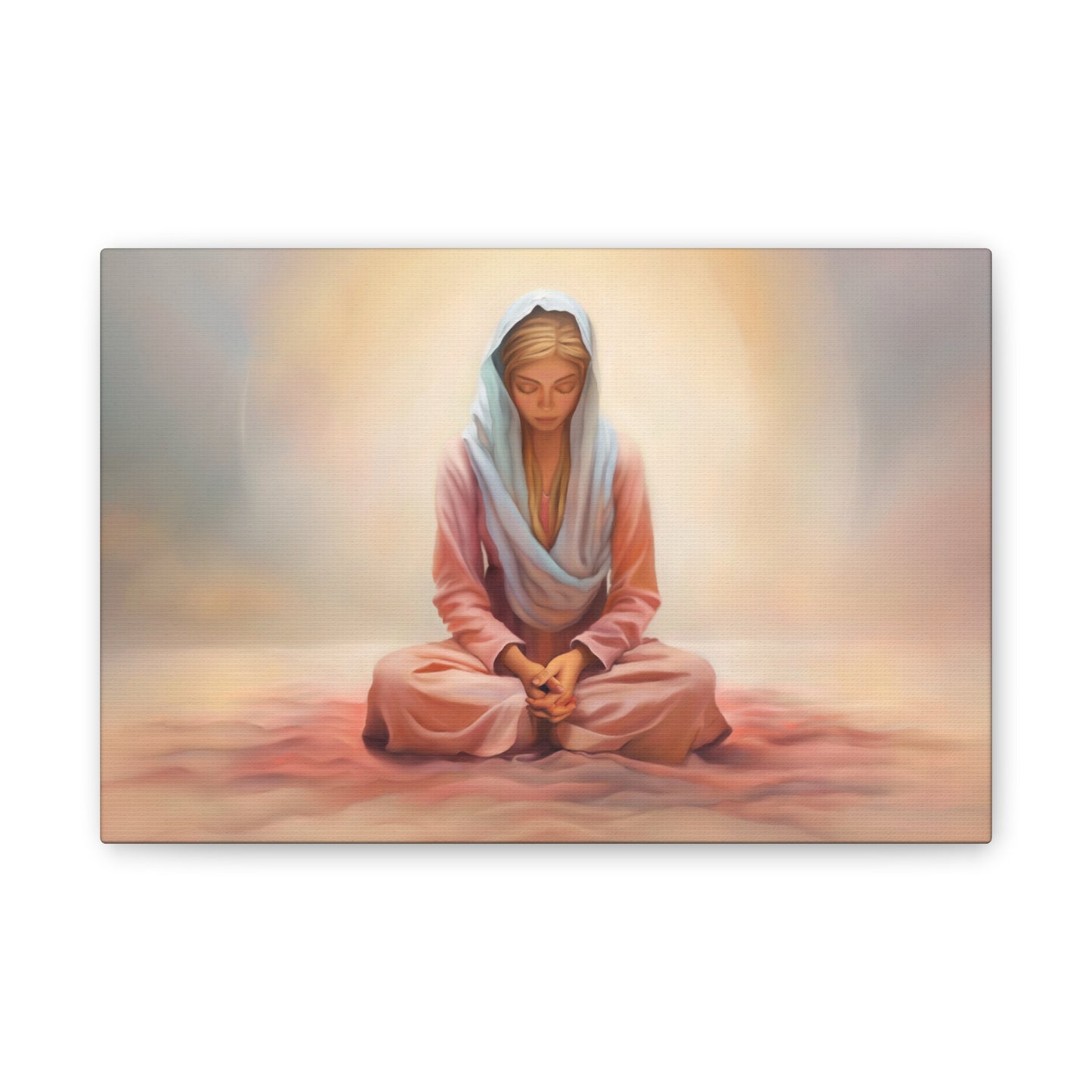 Stillness Fine Art Canvas Print, Female Discipleship, Gift for Her, Religious Gift for Her, Young Women Gift, Relief Society Gift, LDS artwork