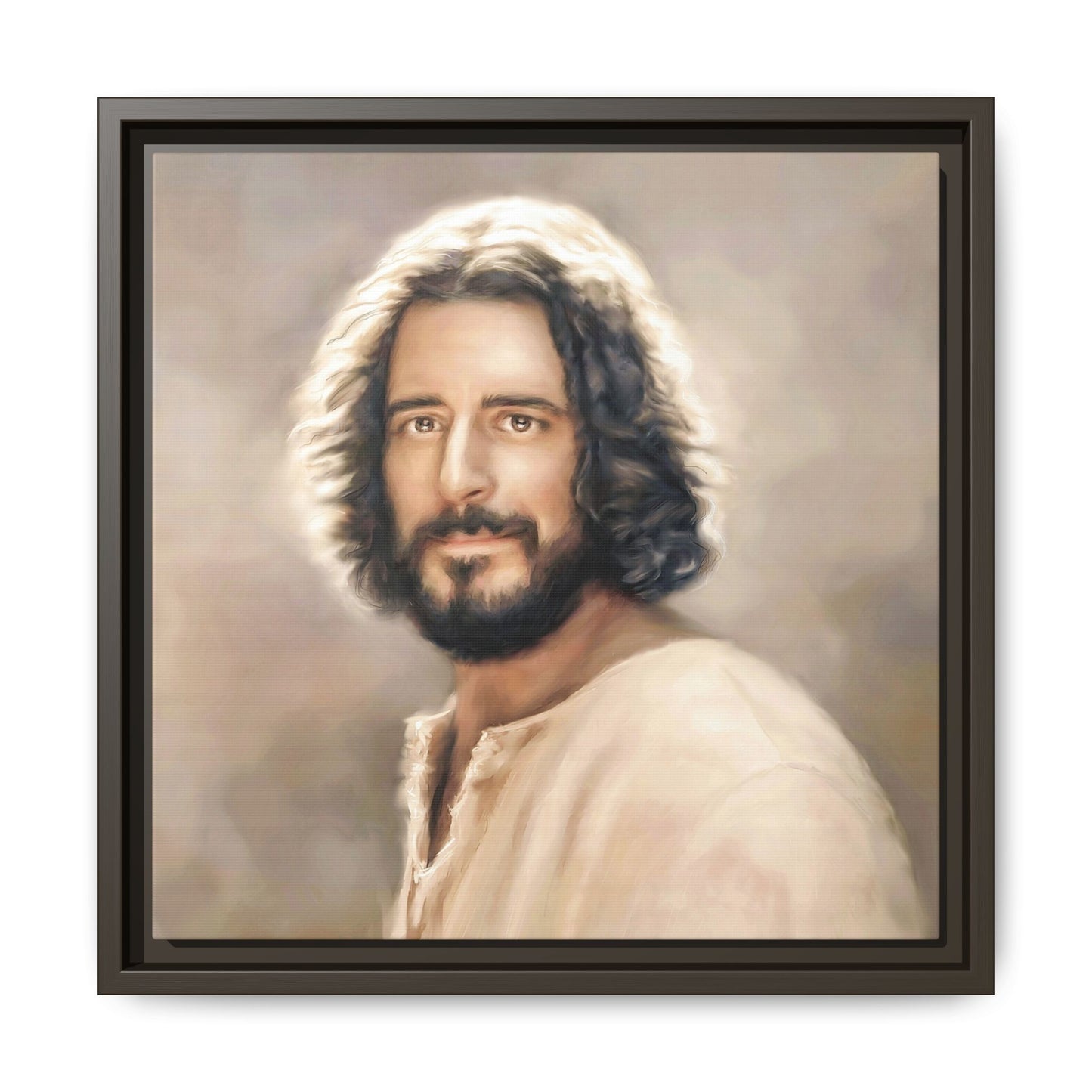You Belong Framed Canvas Print Wall Art Jesus Christ, Framed, Religious Spiritual Home Decor Print, Christian Gift Idea, Matte Handmade