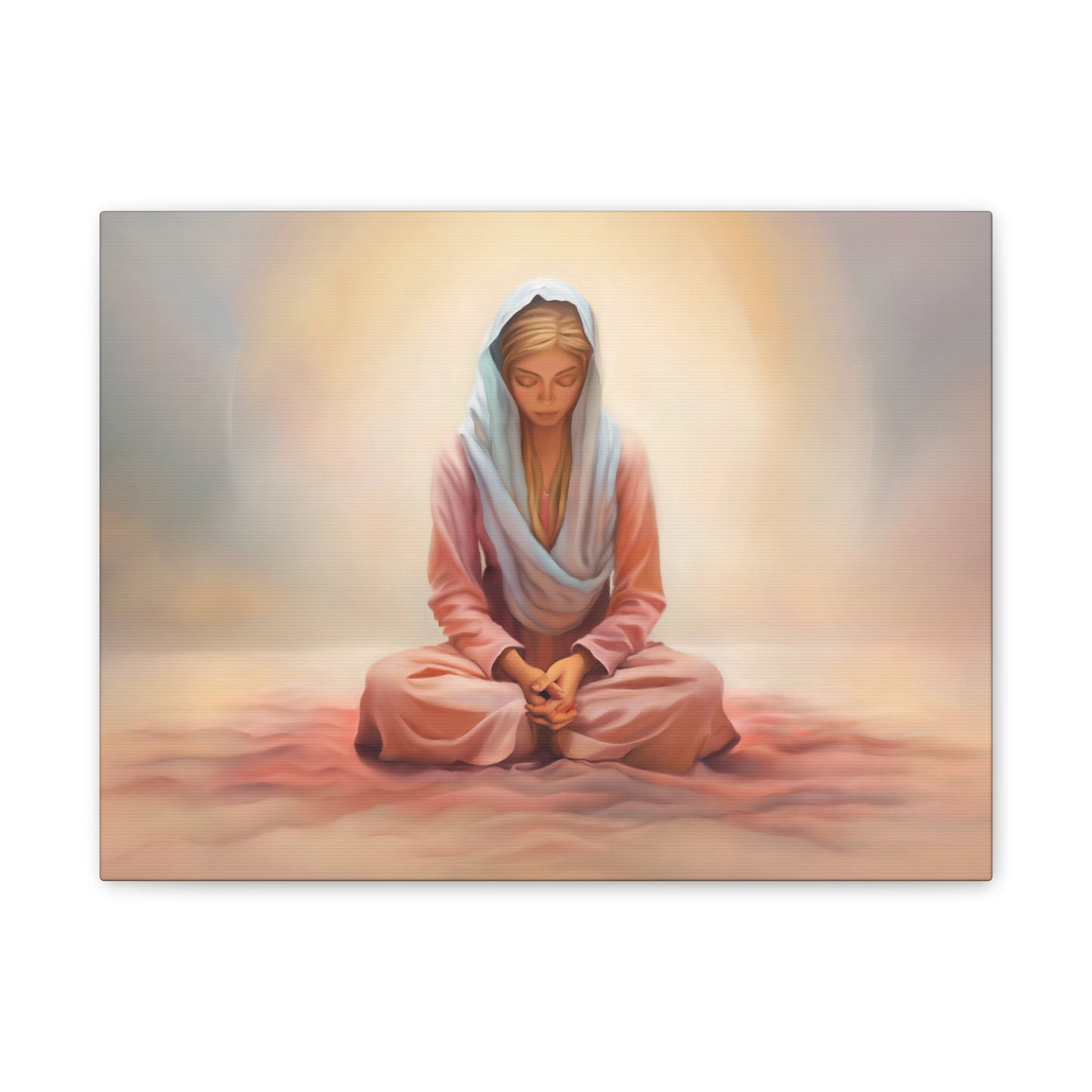 Stillness Fine Art Canvas Print, Female Discipleship, Gift for Her, Religious Gift for Her, Young Women Gift, Relief Society Gift, LDS artwork