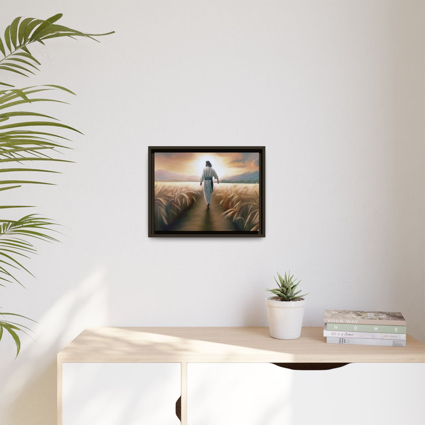 Called To Serve Canvas Print Framed Wall Art of Jesus Christ, Gift for Missionaries, Jesus in the Field beautiful