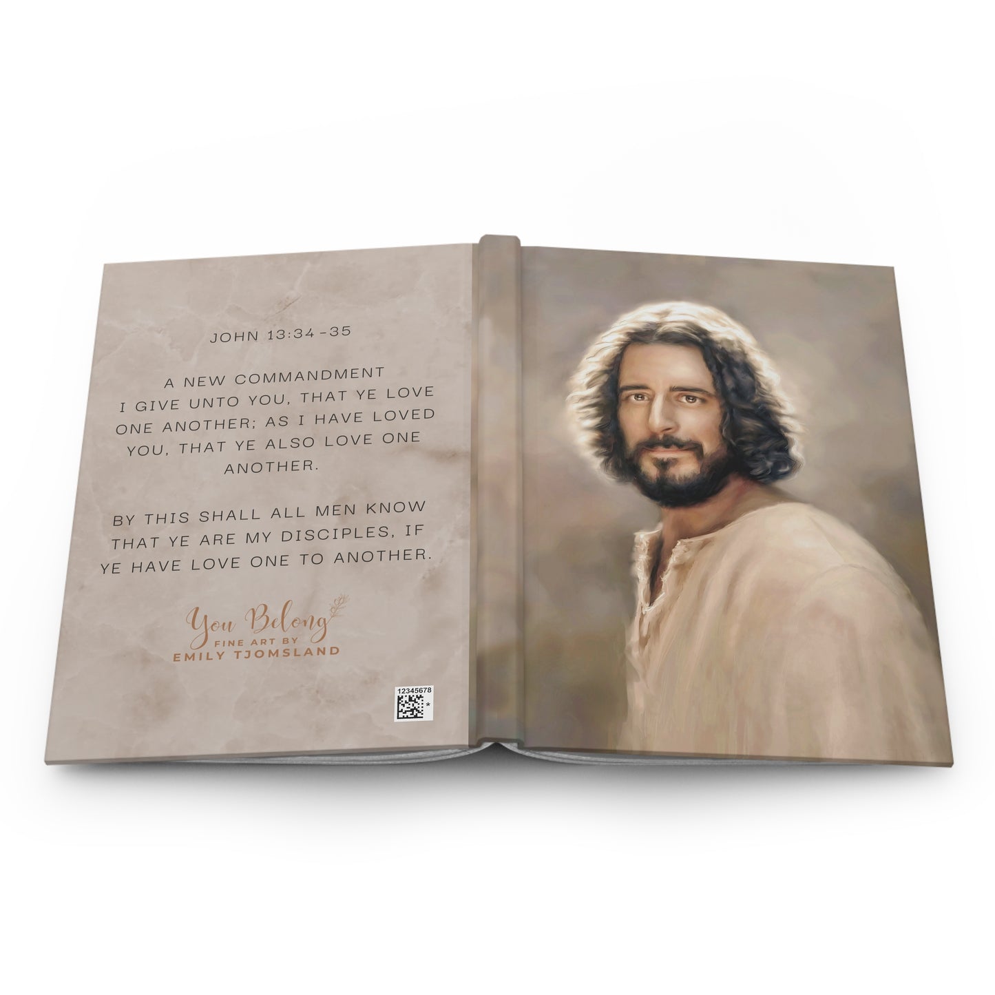 You Belong Hardcover Notebook, Jesus Christ Journal, The Chosen Gift, Jesus Christ Journal, Thoughtful Christian Gift