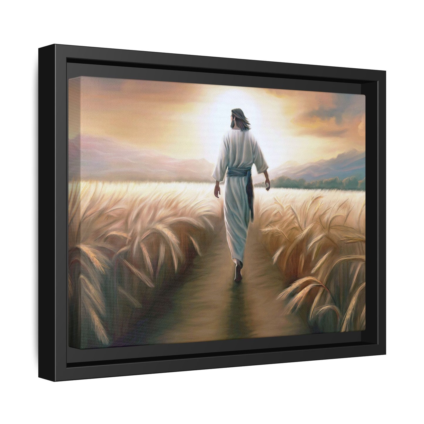 Called To Serve Canvas Print Framed Wall Art of Jesus Christ, Gift for Missionaries, Jesus in the Field beautiful