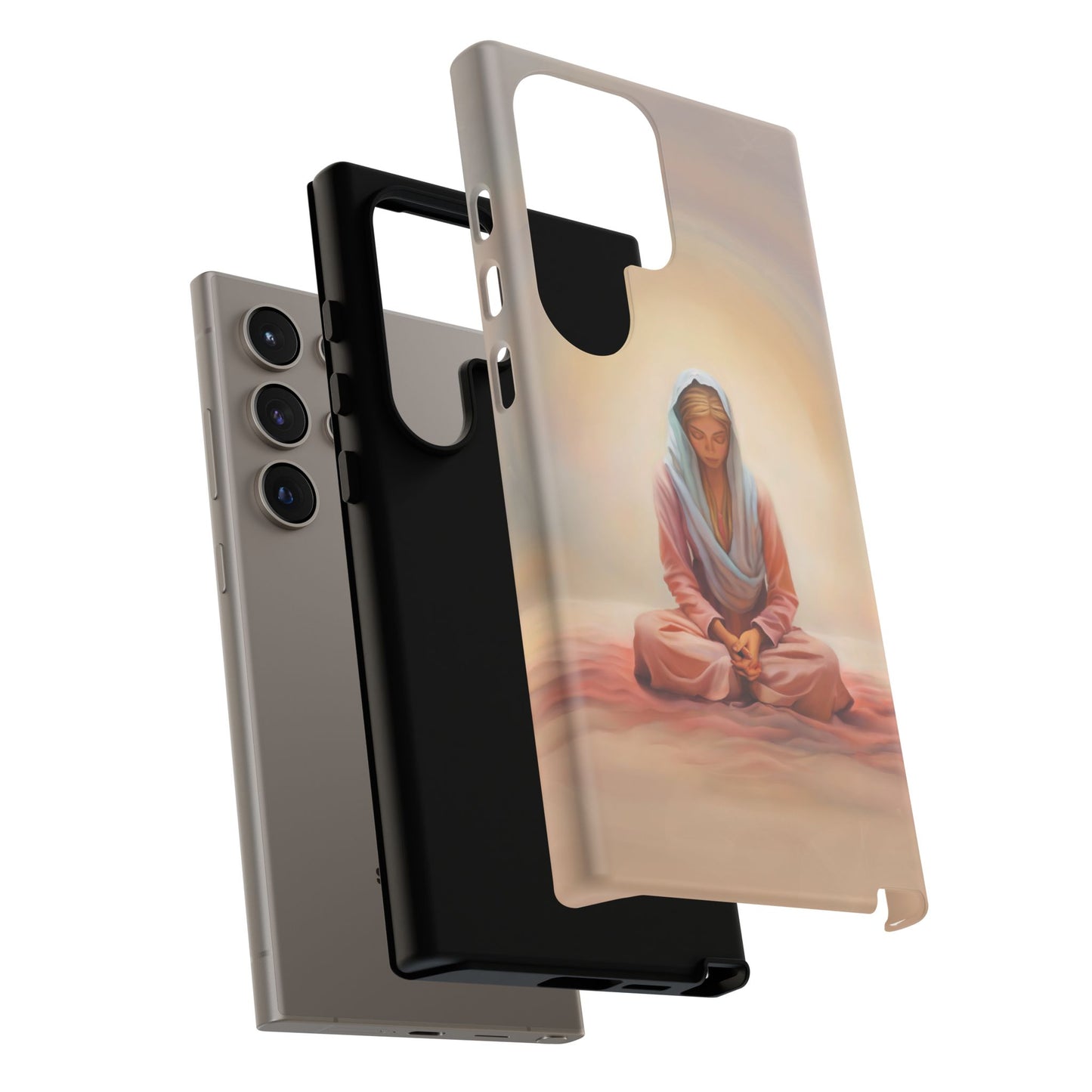 Stillness Tough Cases for Christian Women and Girls, Missionary Phone Cover, Stillness Reminder for phones, Gift for Christian Girls
