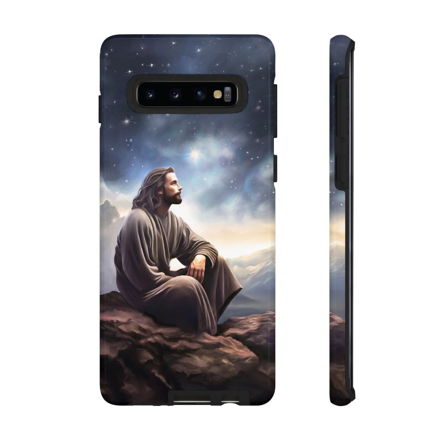 Jesus With The Stars Tough Phone Cases for Missionaries, Fun Special Gift for Bishops, Missionaries, Fun Gift for your missionary