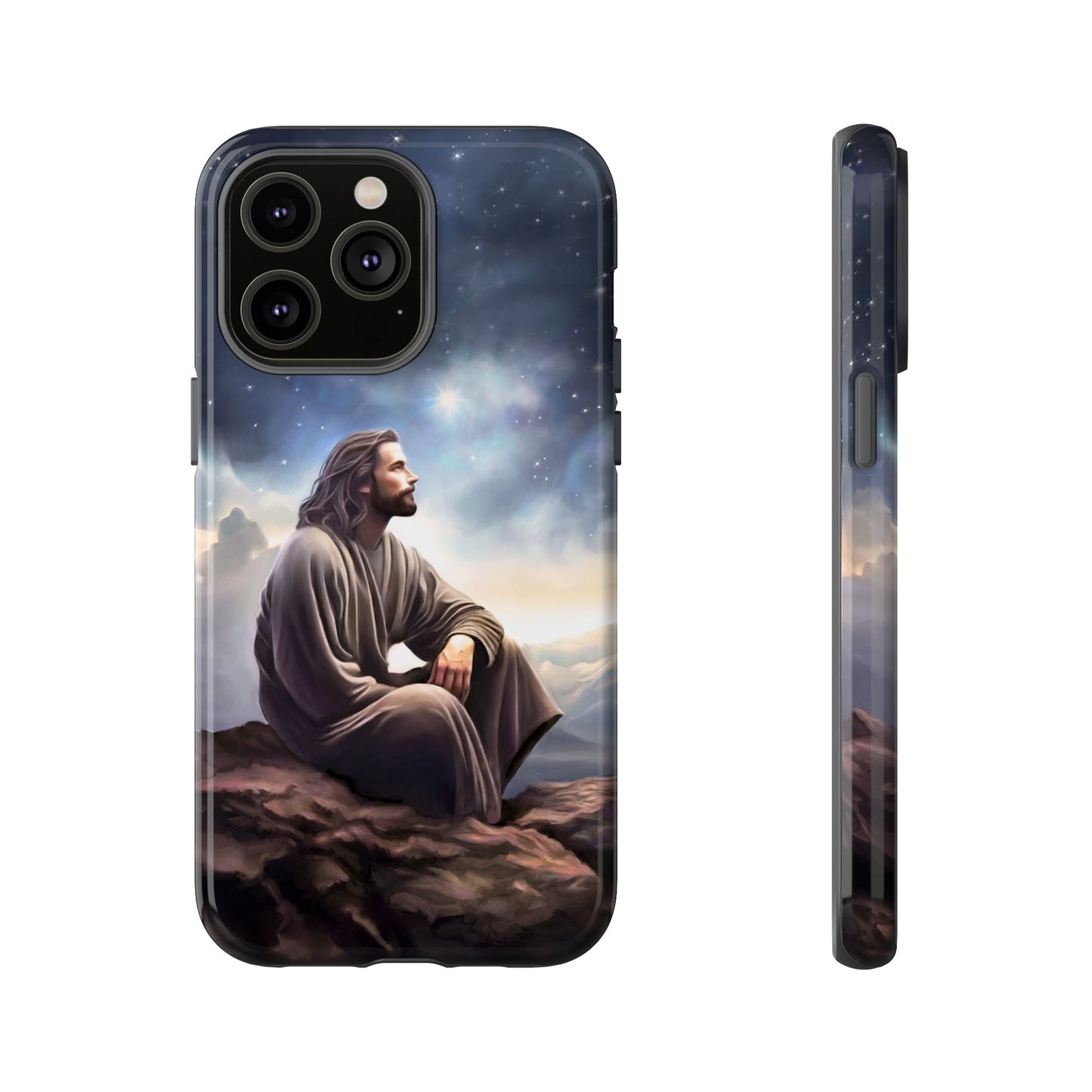 Jesus With The Stars Tough Phone Cases for Missionaries, Fun Special Gift for Bishops, Missionaries, Fun Gift for your missionary