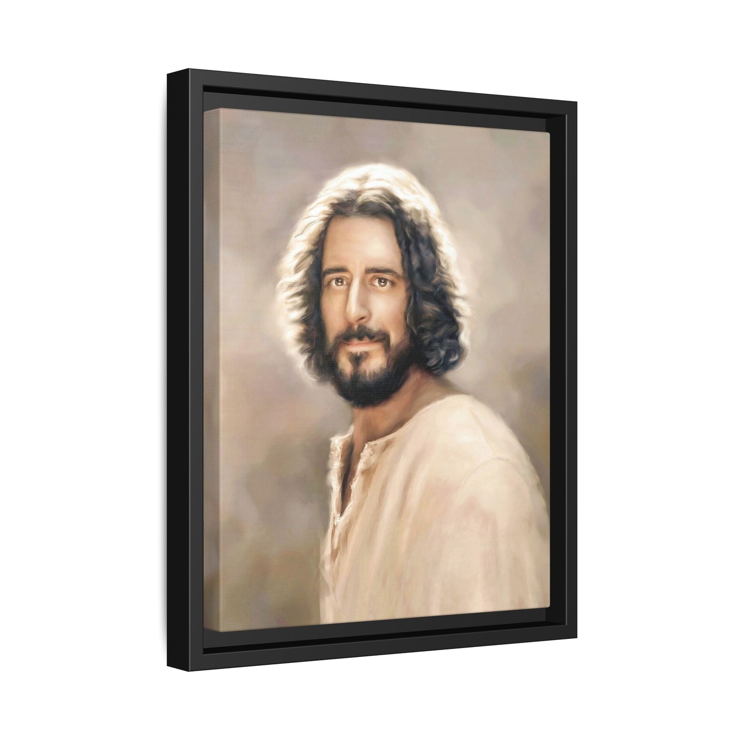 You Belong Framed Canvas Print Wall Art Jesus Christ, Framed, Religious Spiritual Home Decor Print, Christian Gift Idea, Matte Handmade