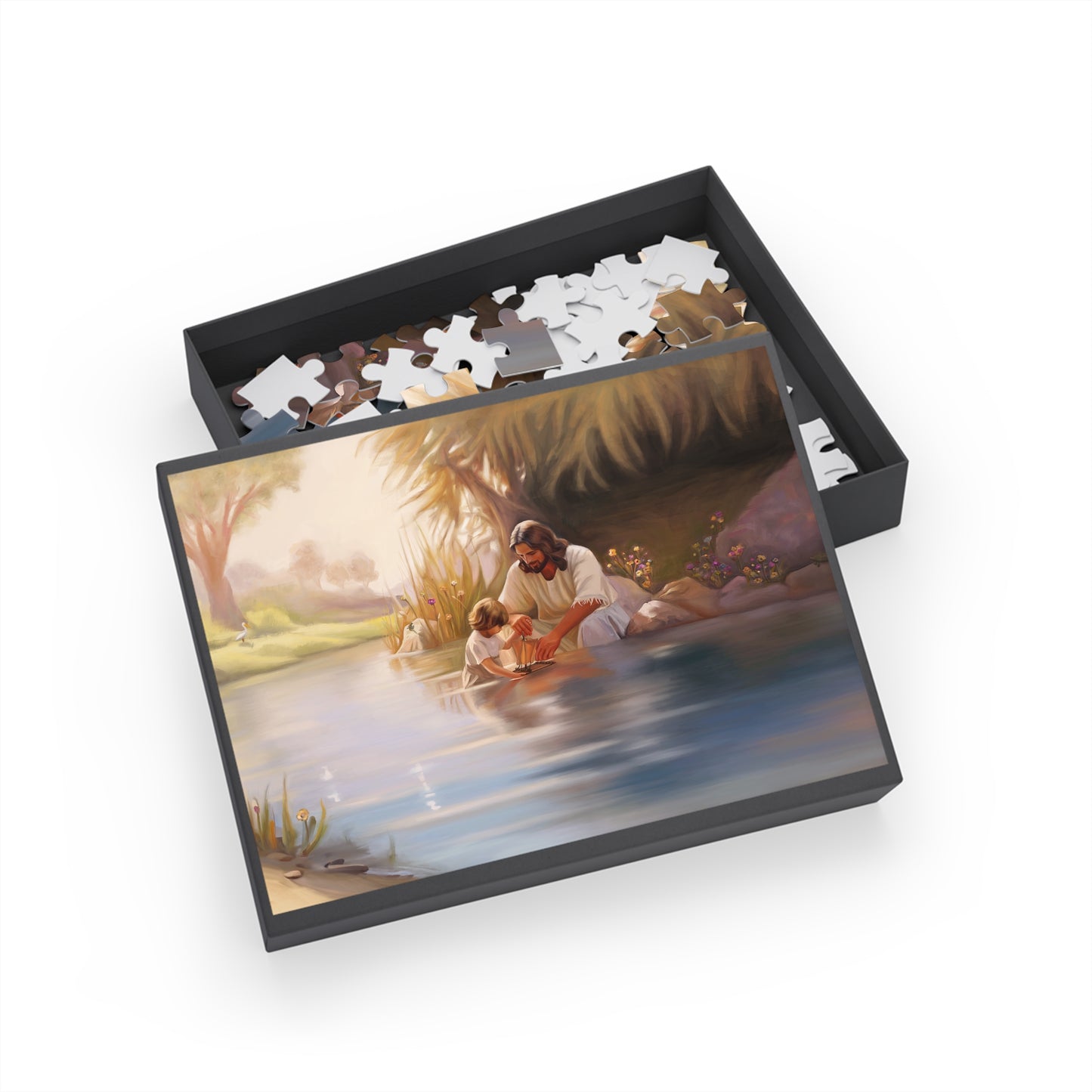 We Are His Children, Jesus Christ Puzzle (96, 252, 500, 1000-Piece), Christian Games for Families, Puzzle for the kids, Great gifts for fam