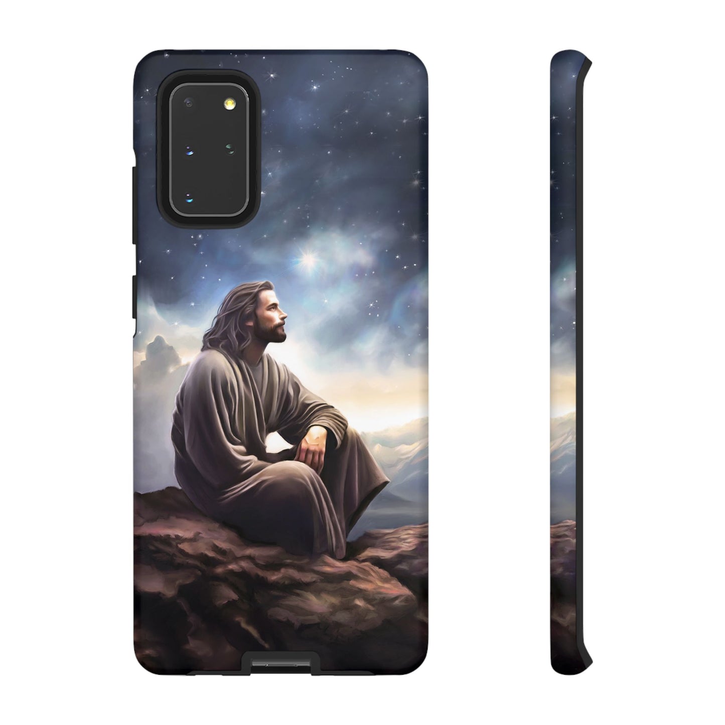 Jesus With The Stars Tough Phone Cases for Missionaries, Fun Special Gift for Bishops, Missionaries, Fun Gift for your missionary