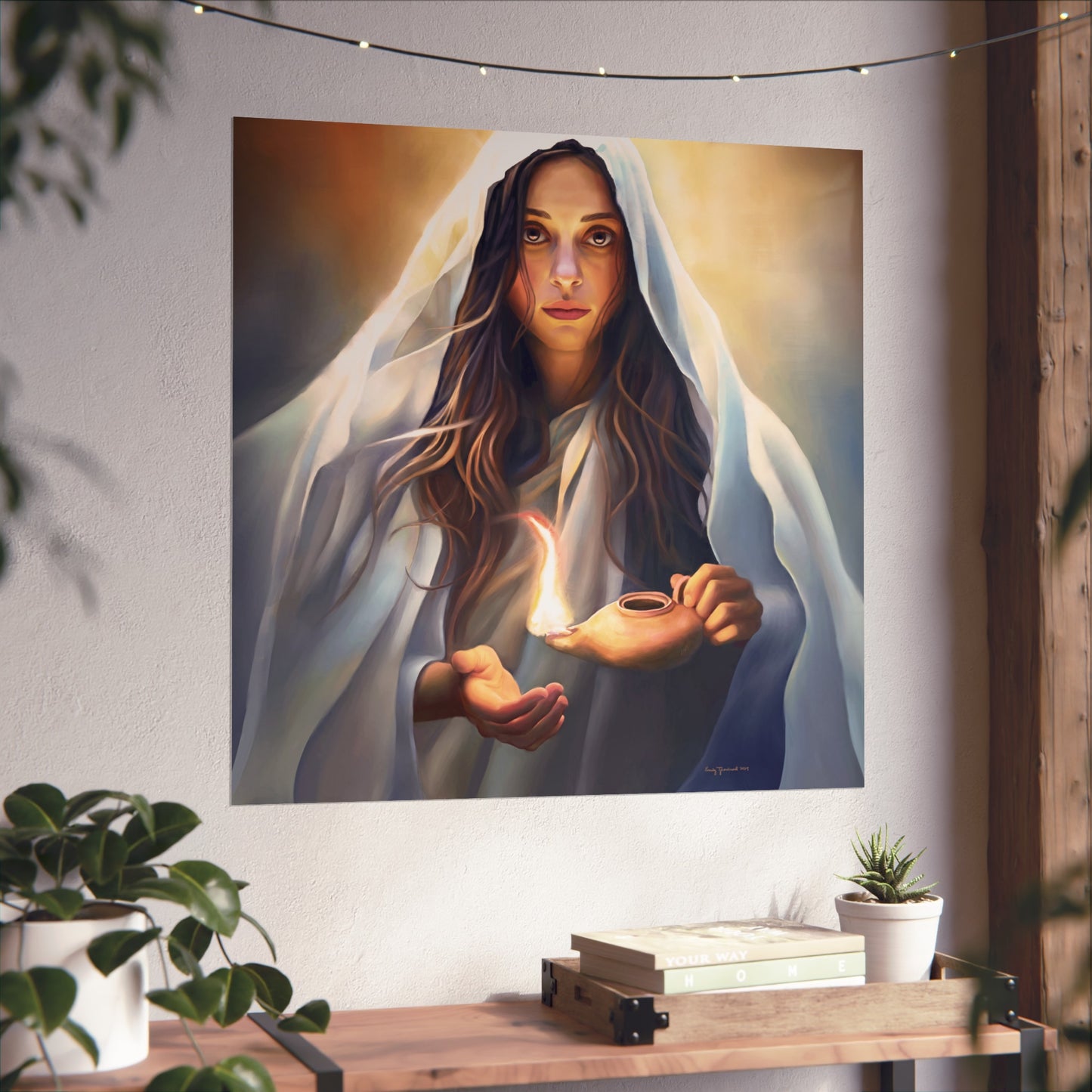Mary Magdalene Fine Art Poster, Female Discipleship Collection, Missionary Gift, Giclée print quality