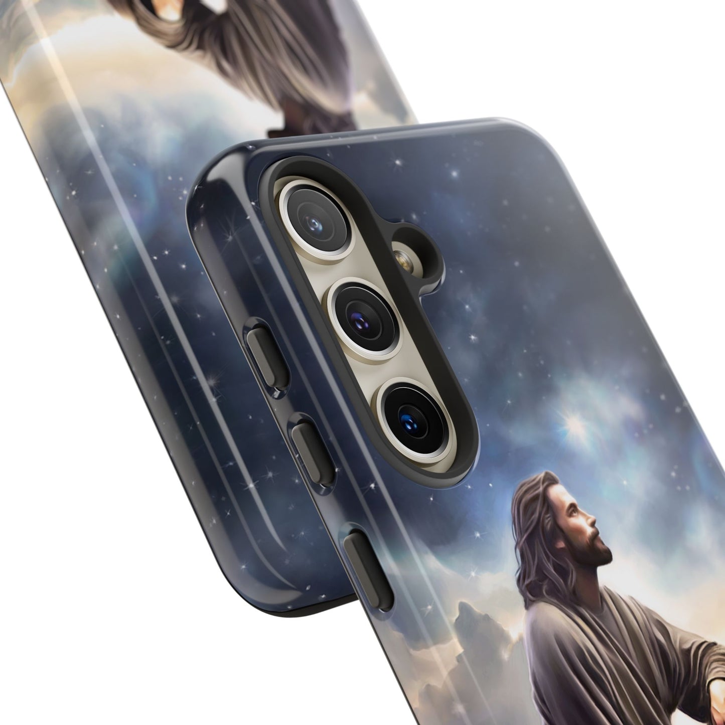 Jesus With The Stars Tough Phone Cases for Missionaries, Fun Special Gift for Bishops, Missionaries, Fun Gift for your missionary