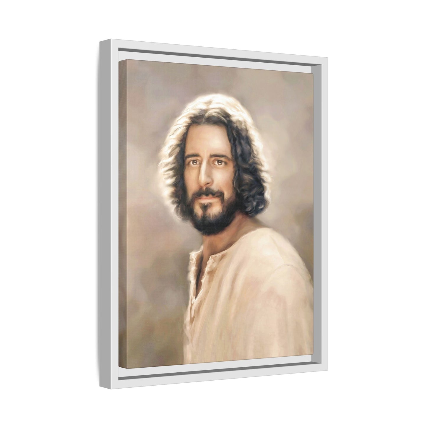 You Belong Framed Canvas Print Wall Art Jesus Christ, Framed, Religious Spiritual Home Decor Print, Christian Gift Idea, Matte Handmade