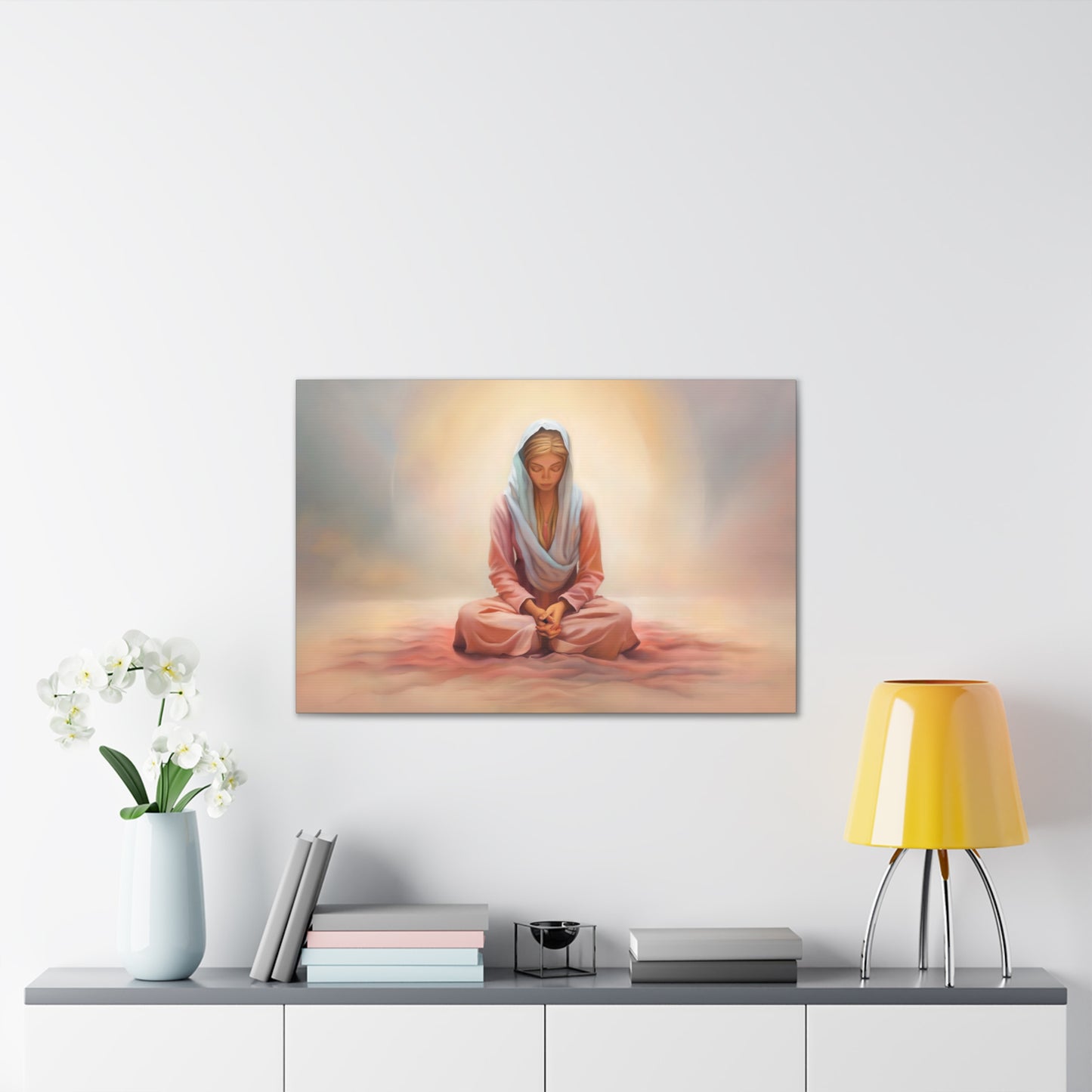 Stillness Fine Art Canvas Print, Female Discipleship, Gift for Her, Religious Gift for Her, Young Women Gift, Relief Society Gift, LDS artwork