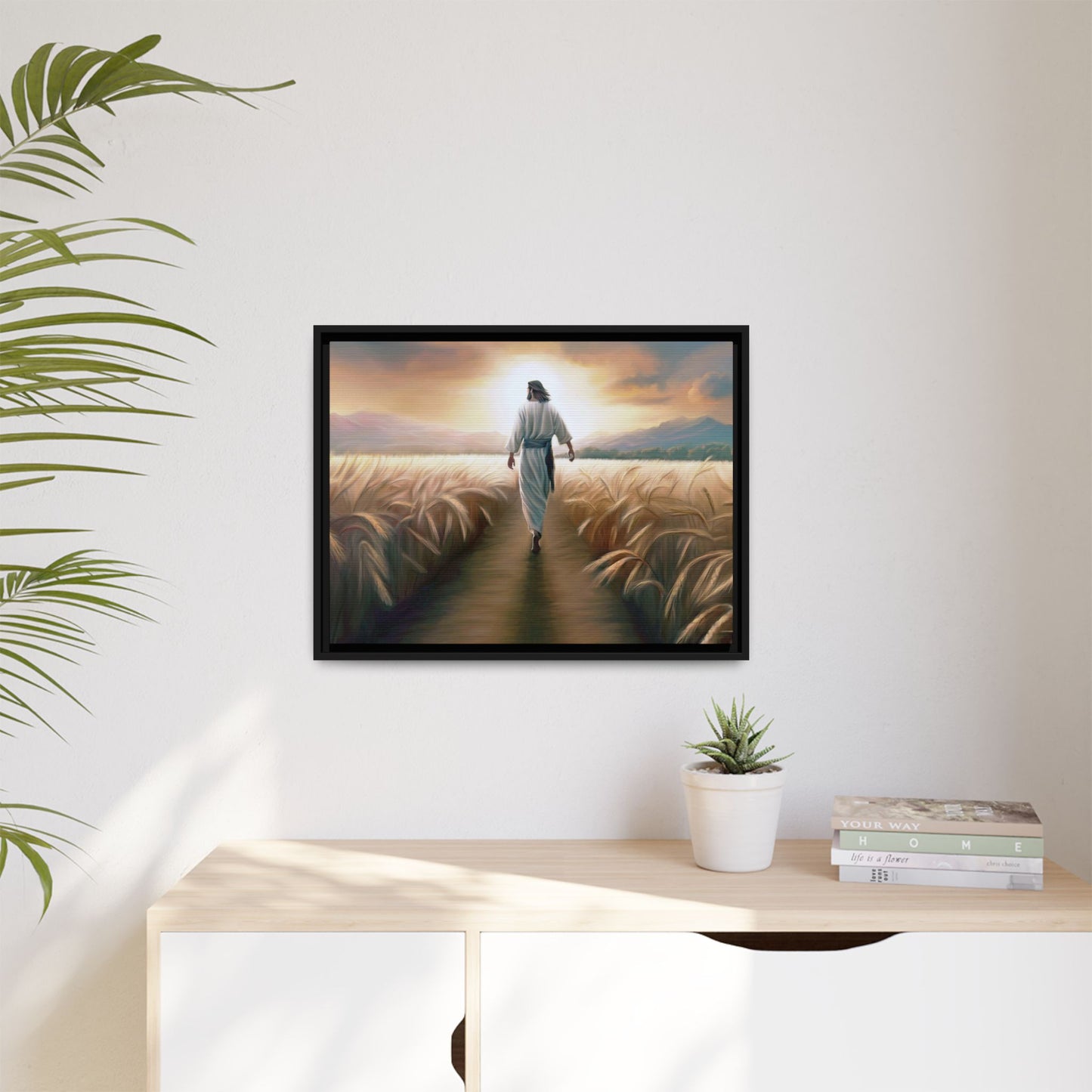 Called To Serve Canvas Print Framed Wall Art of Jesus Christ, Gift for Missionaries, Jesus in the Field beautiful