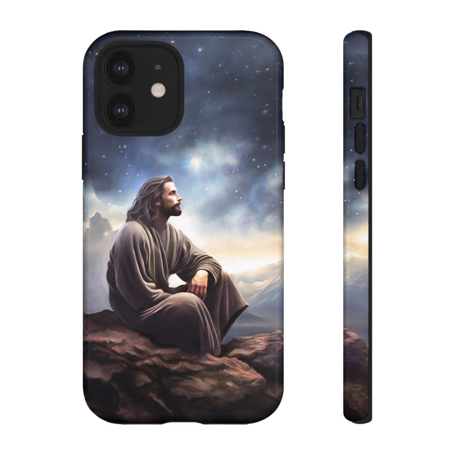 Jesus With The Stars Tough Phone Cases for Missionaries, Fun Special Gift for Bishops, Missionaries, Fun Gift for your missionary