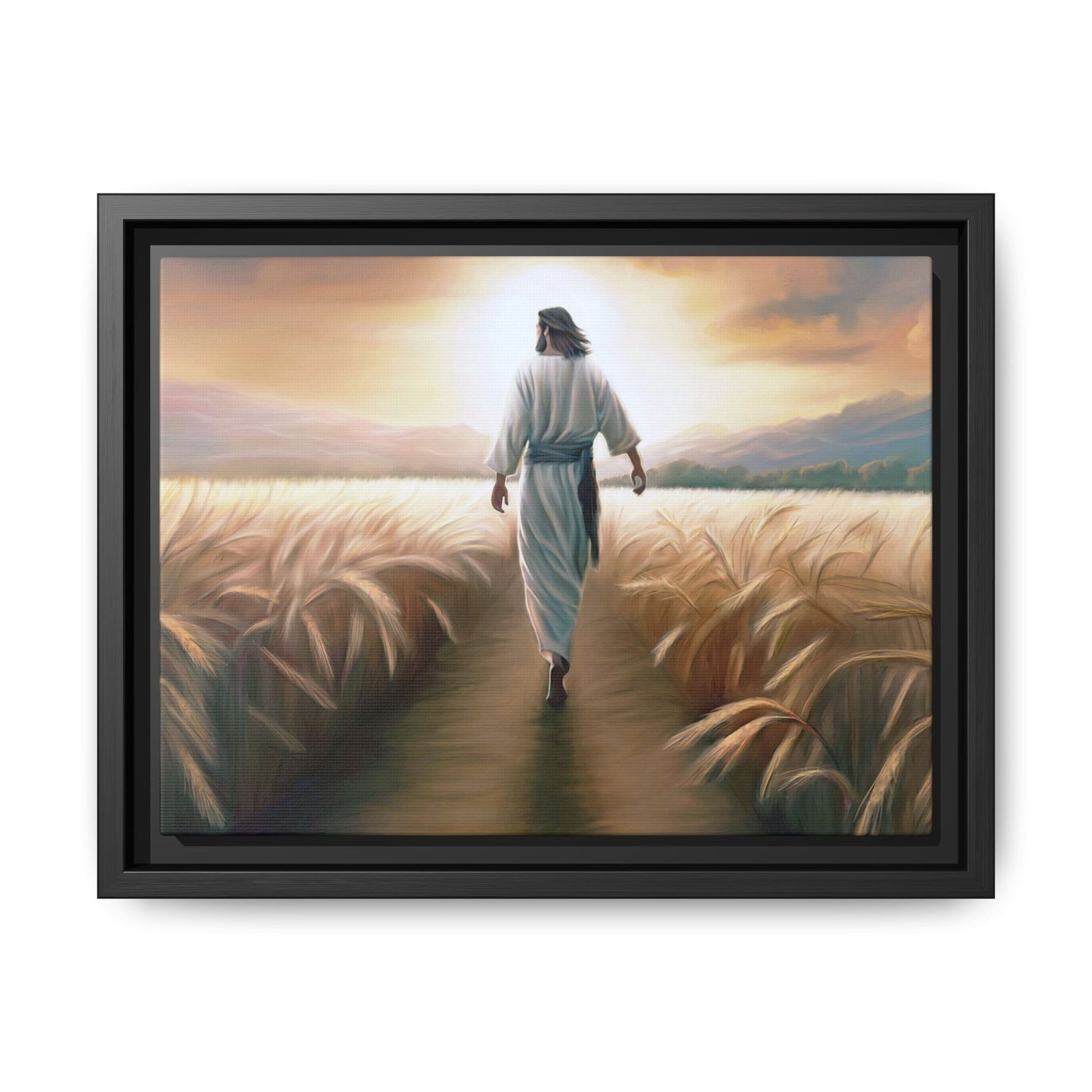 Called To Serve Canvas Print Framed Wall Art of Jesus Christ, Gift for Missionaries, Jesus in the Field beautiful
