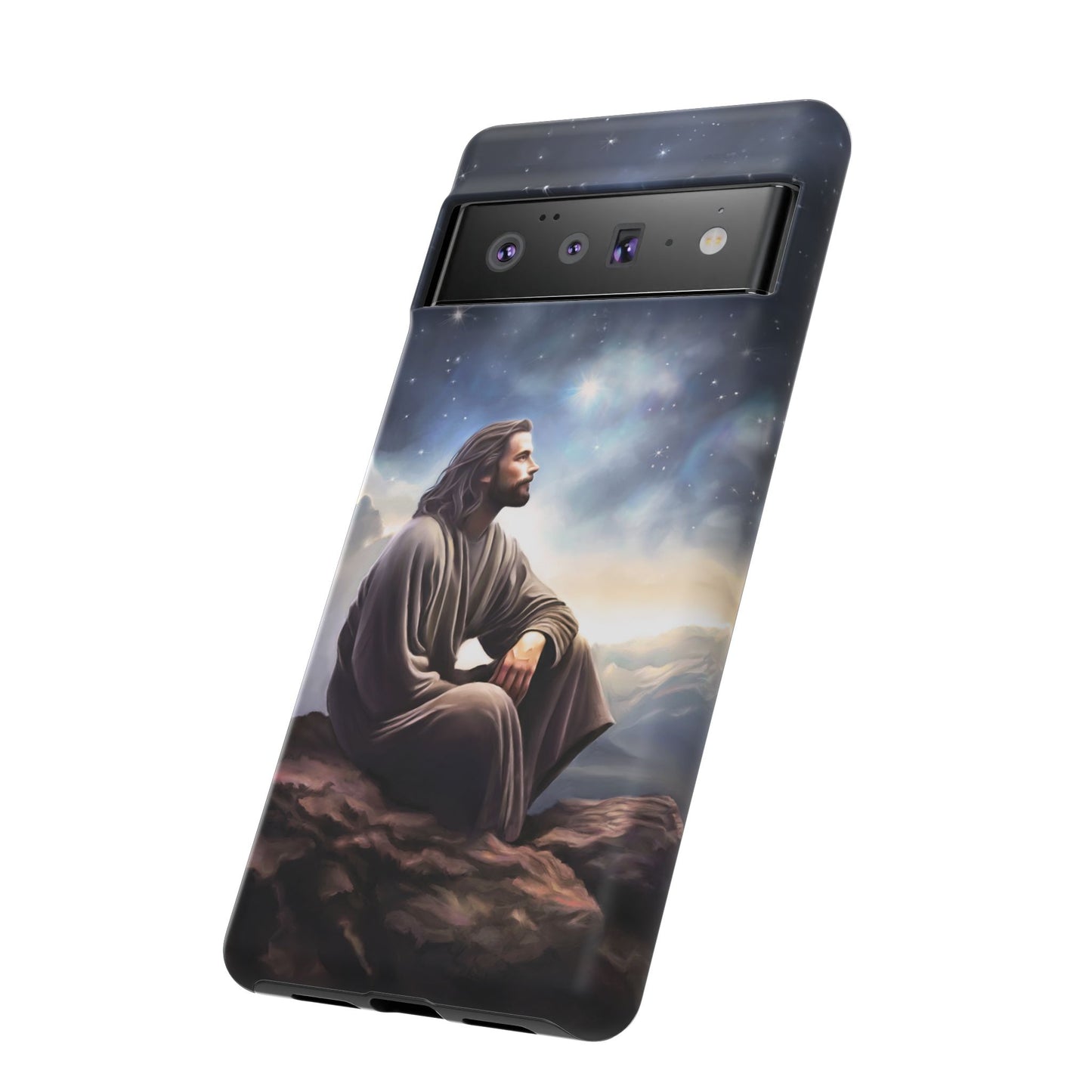 Jesus With The Stars Tough Phone Cases for Missionaries, Fun Special Gift for Bishops, Missionaries, Fun Gift for your missionary