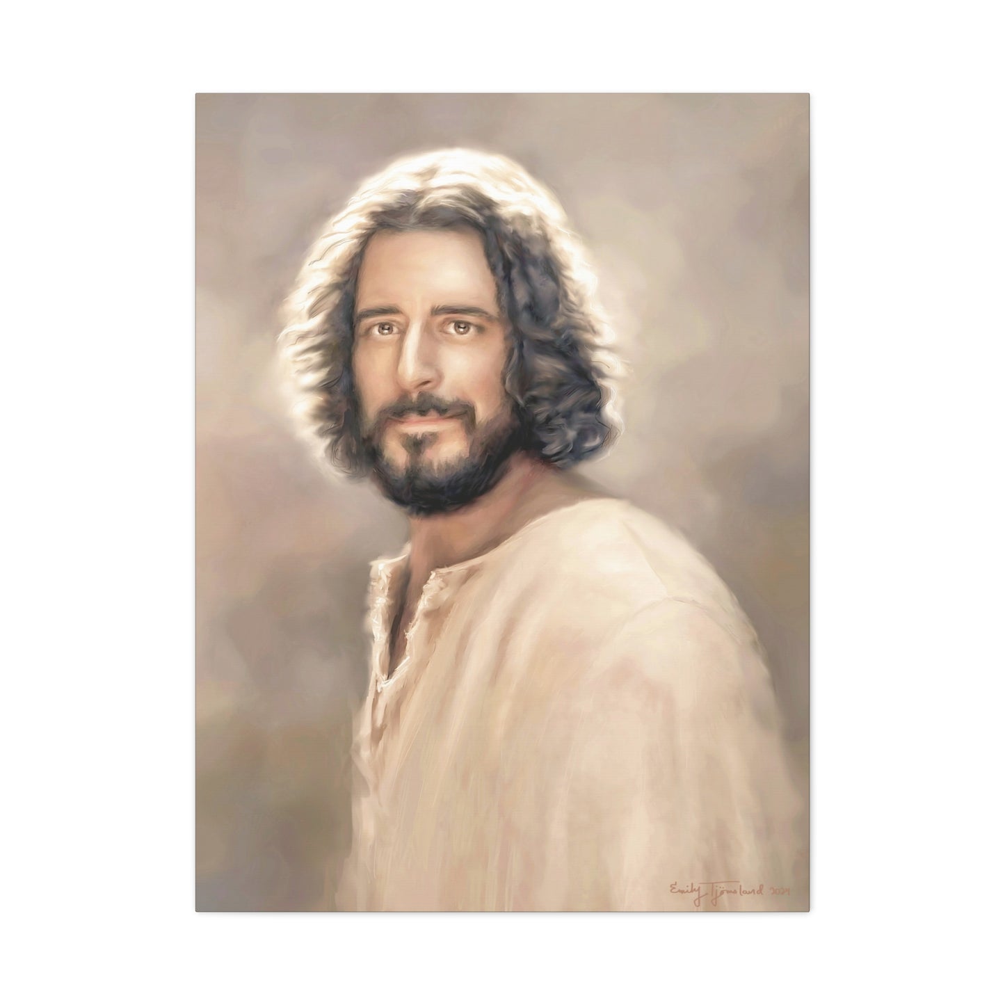 You Belong Jesus Christ Portrait, multiple sizes, The Chosen Artwork of Jesus Painting, Gift for Christian Homes