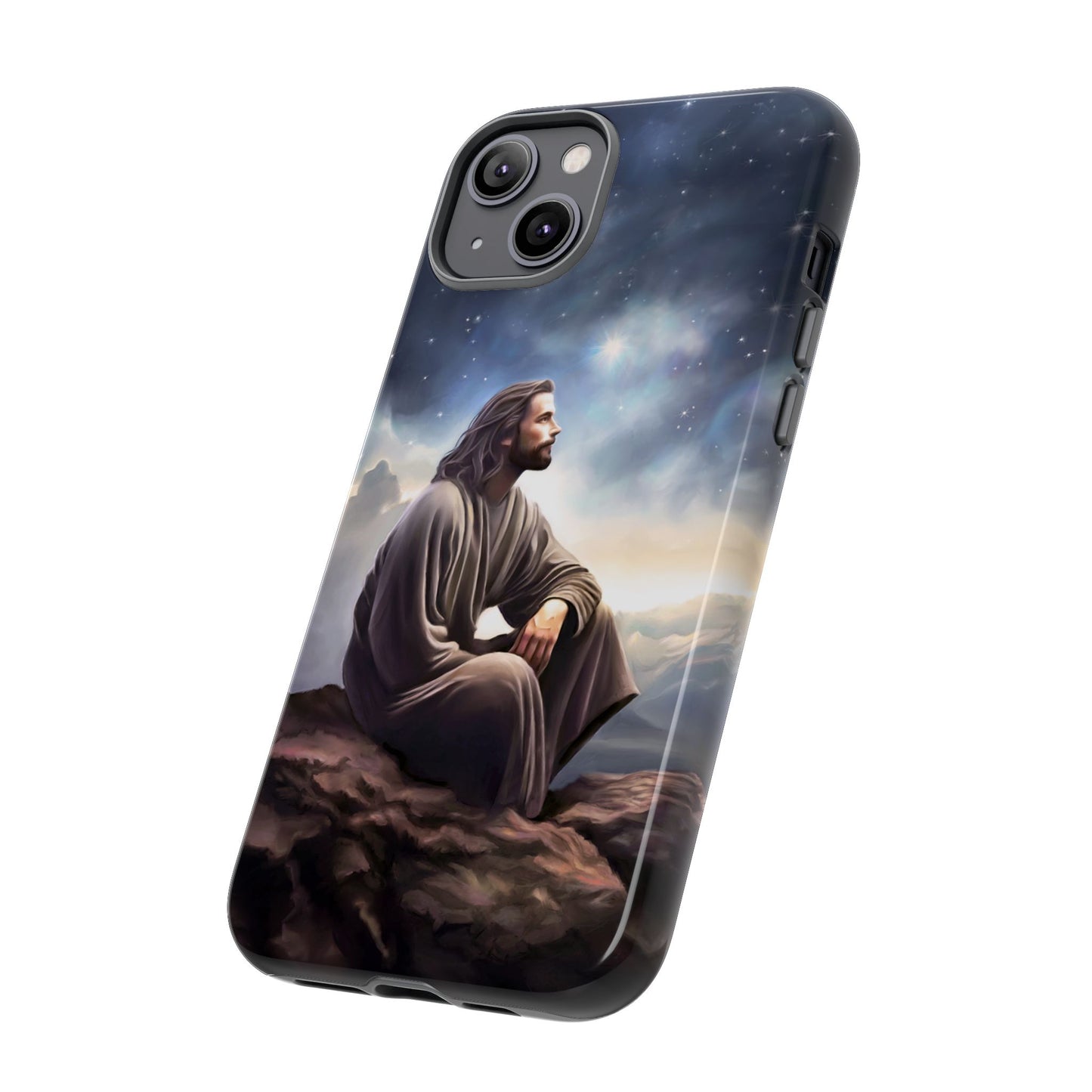 Jesus With The Stars Tough Phone Cases for Missionaries, Fun Special Gift for Bishops, Missionaries, Fun Gift for your missionary