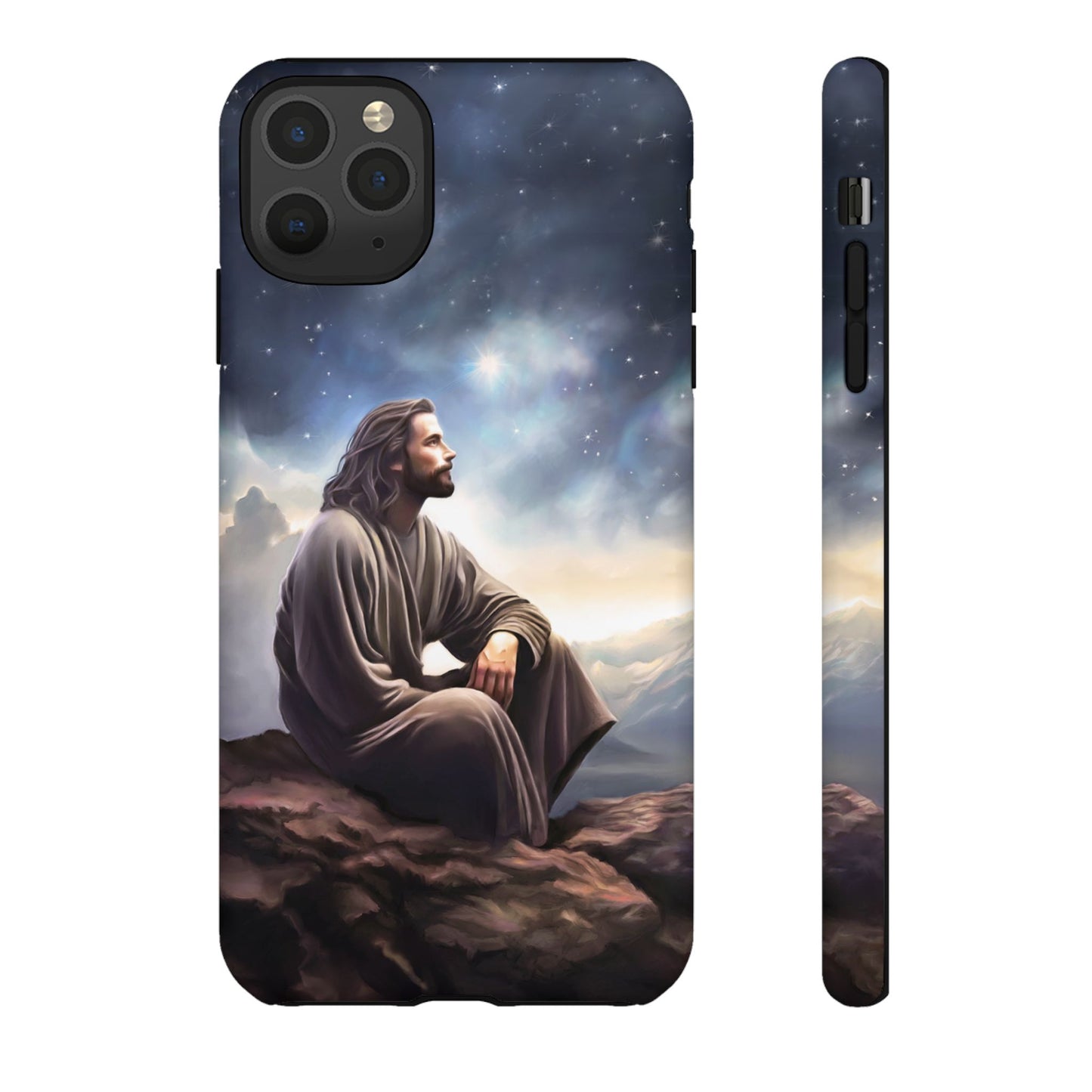 Jesus With The Stars Tough Phone Cases for Missionaries, Fun Special Gift for Bishops, Missionaries, Fun Gift for your missionary