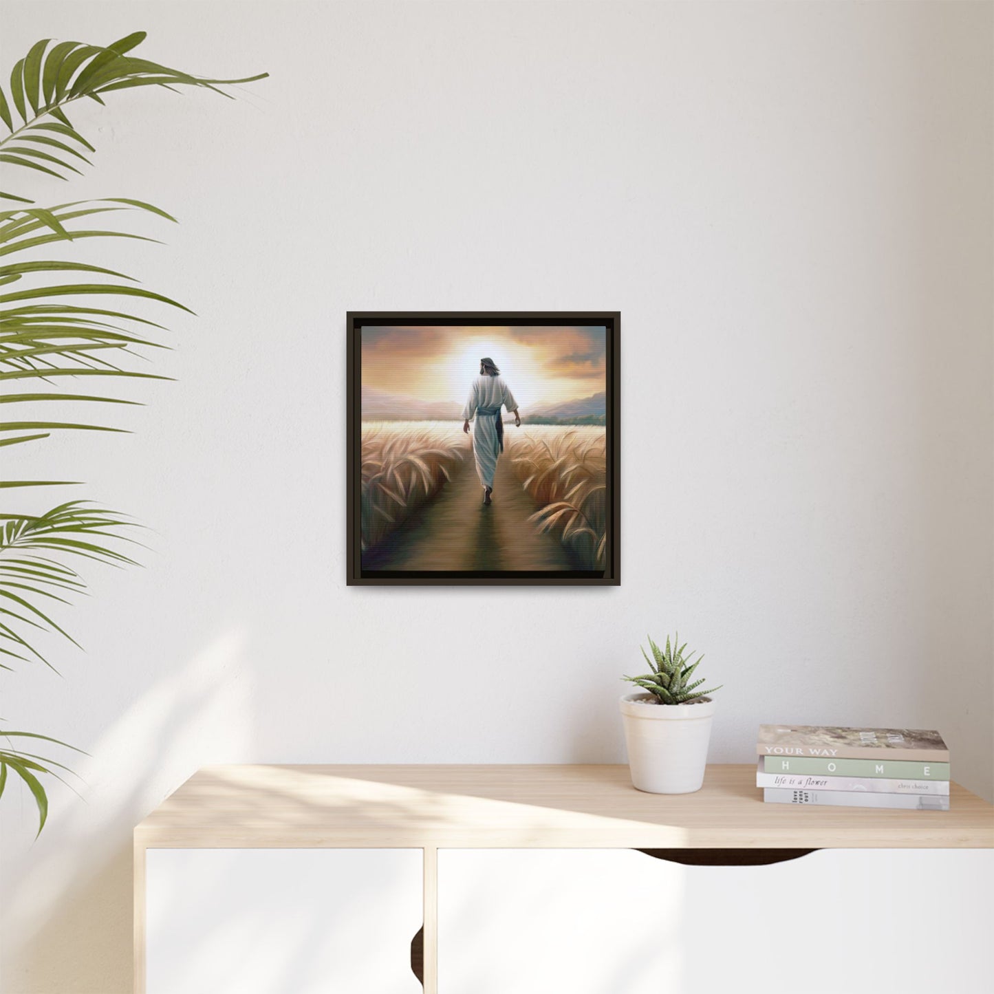 Called To Serve Canvas Print Framed Wall Art of Jesus Christ, Gift for Missionaries, Jesus in the Field beautiful