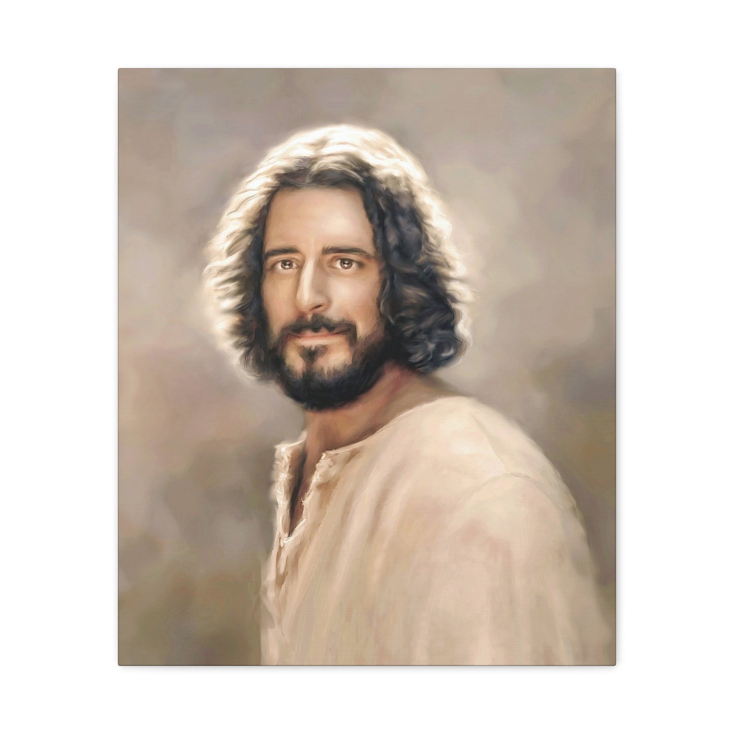 You Belong, Jesus Christ Portrait, Fine Art Canvas Print, multiple sizes, inspired by The Chosen Artwork of Jesus Painting, Gift for Christian Homes