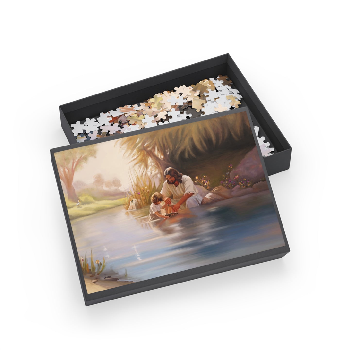 We Are His Children, Jesus Christ Puzzle (96, 252, 500, 1000-Piece), Christian Games for Families, Puzzle for the kids, Great gifts for fam