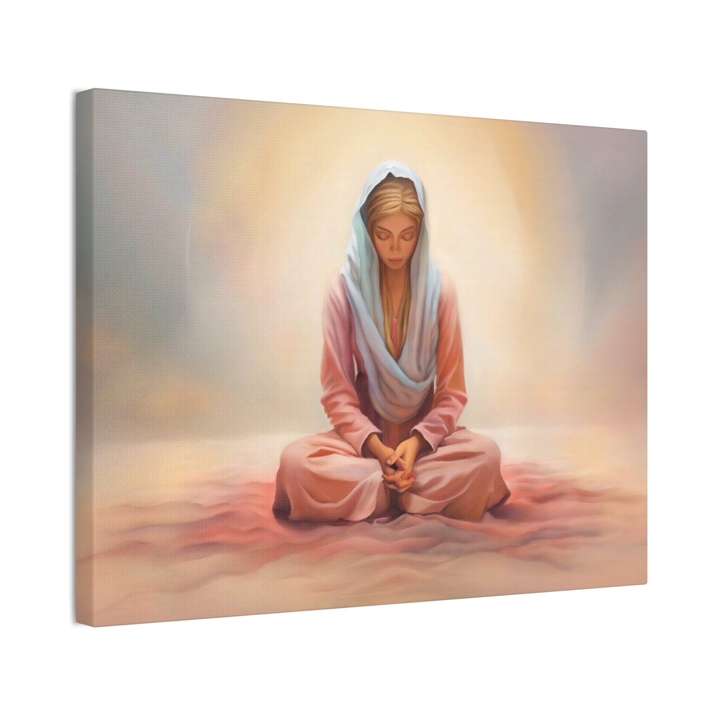 Stillness Fine Art Canvas Print, Female Discipleship, Gift for Her, Religious Gift for Her, Young Women Gift, Relief Society Gift, LDS artwork