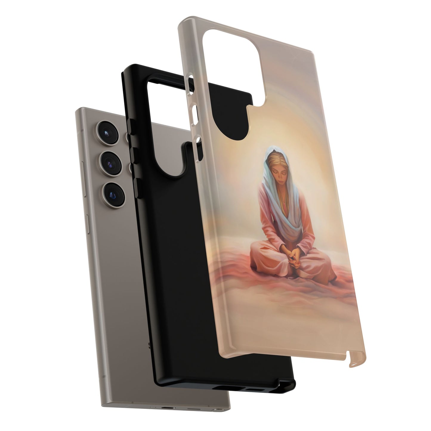 Stillness Tough Cases for Christian Women and Girls, Missionary Phone Cover, Stillness Reminder for phones, Gift for Christian Girls