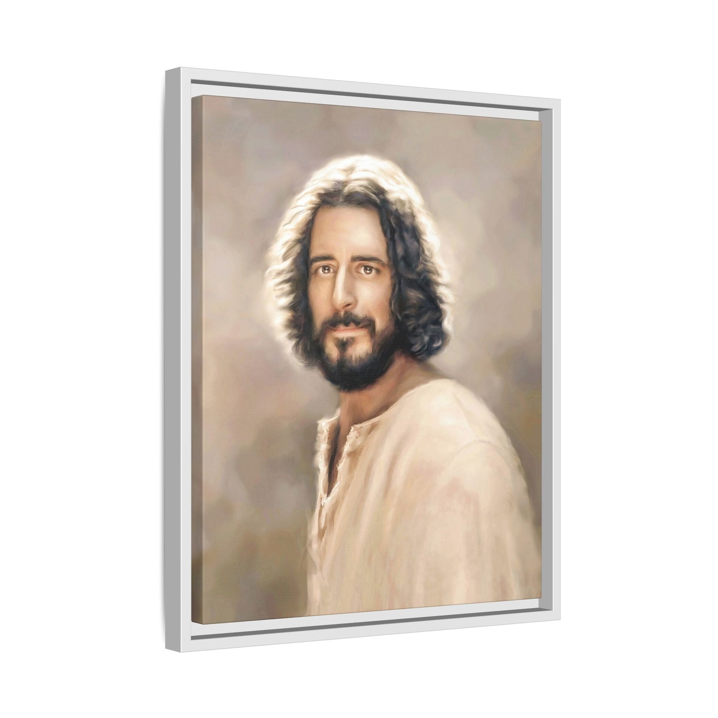 You Belong Framed Canvas Print Wall Art Jesus Christ, Framed, Religious Spiritual Home Decor Print, Christian Gift Idea, Matte Handmade