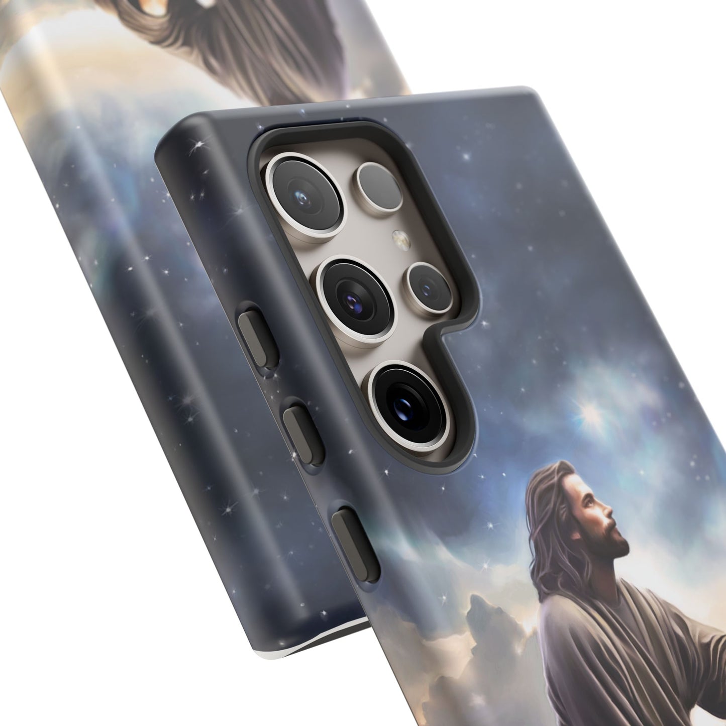 Jesus With The Stars Tough Phone Cases for Missionaries, Fun Special Gift for Bishops, Missionaries, Fun Gift for your missionary