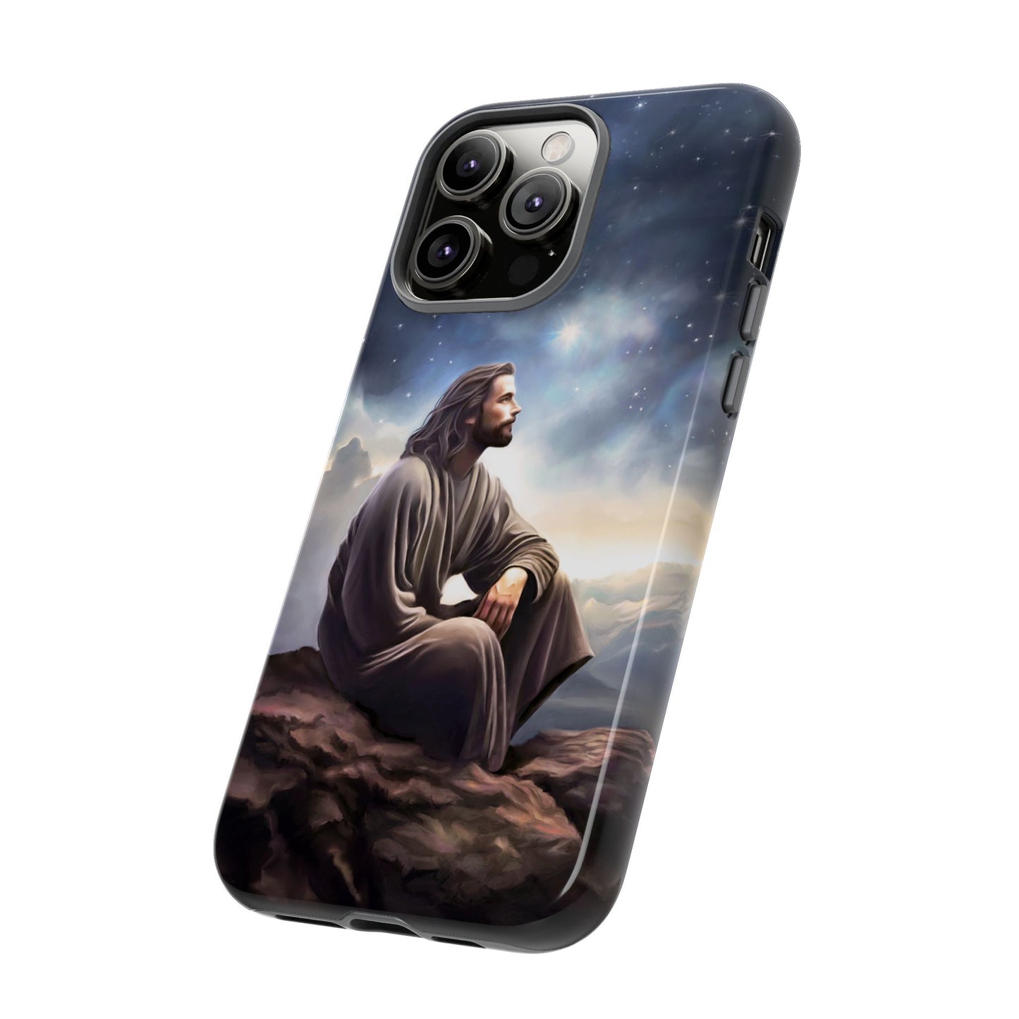 Jesus With The Stars Tough Phone Cases for Missionaries, Fun Special Gift for Bishops, Missionaries, Fun Gift for your missionary