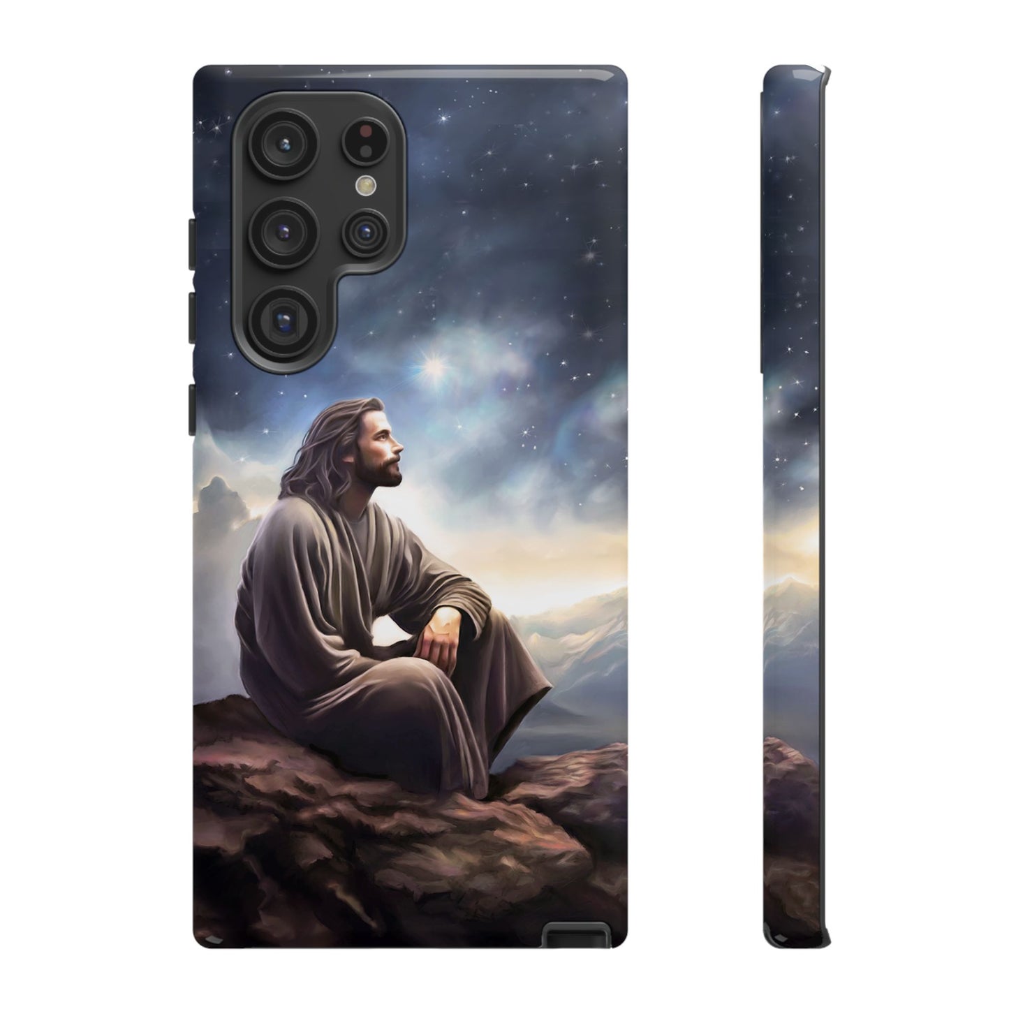 Jesus With The Stars Tough Phone Cases for Missionaries, Fun Special Gift for Bishops, Missionaries, Fun Gift for your missionary