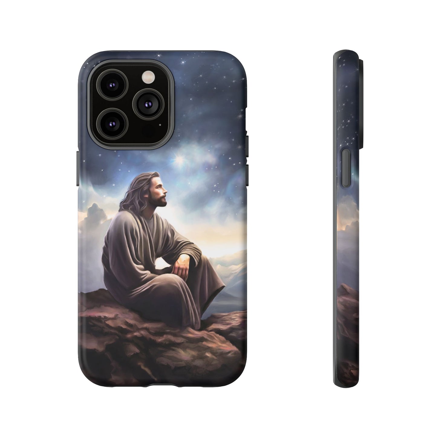 Jesus With The Stars Tough Phone Cases for Missionaries, Fun Special Gift for Bishops, Missionaries, Fun Gift for your missionary