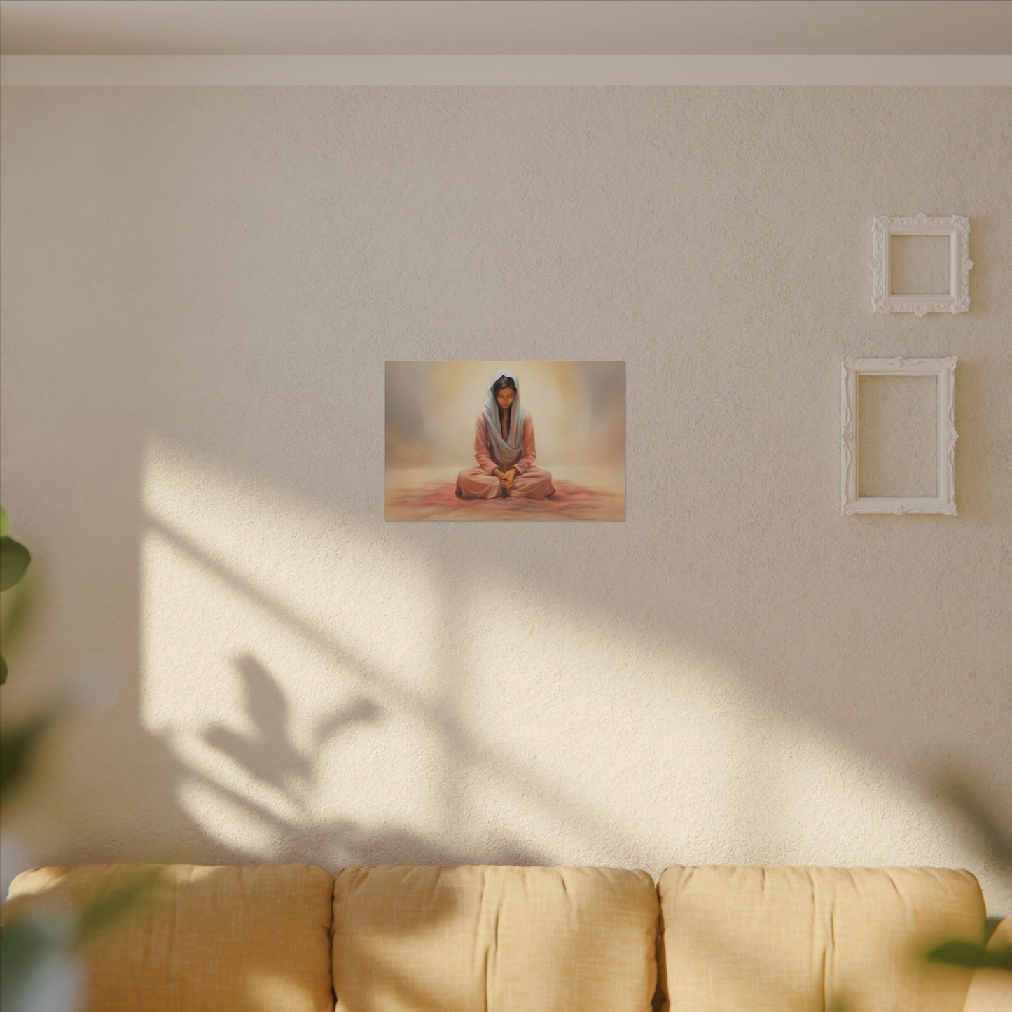 Stillness Fine Art Canvas Print, Spiritual Art, Gift for Her, Christian Artwork, Home Gift, Religious Artwork, Female Discipleship
