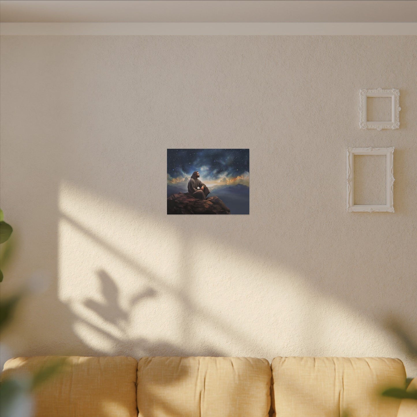 Jesus With The Stars, Fine Art Canvas Print, many sizes, Canvas, Christian Gift, Christian art, Missionary Gift